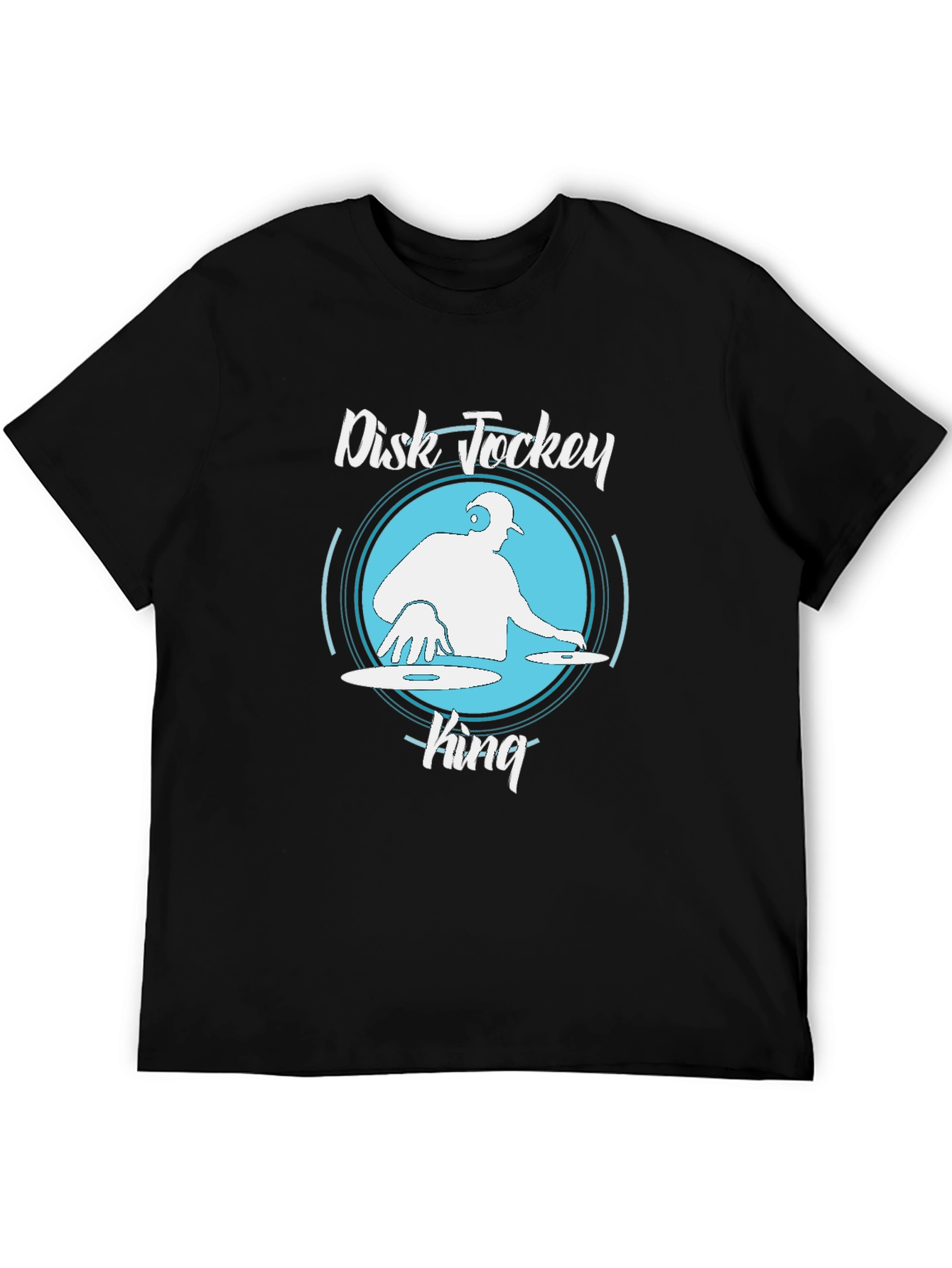 Disk Jockey King Graphic T-Shirt