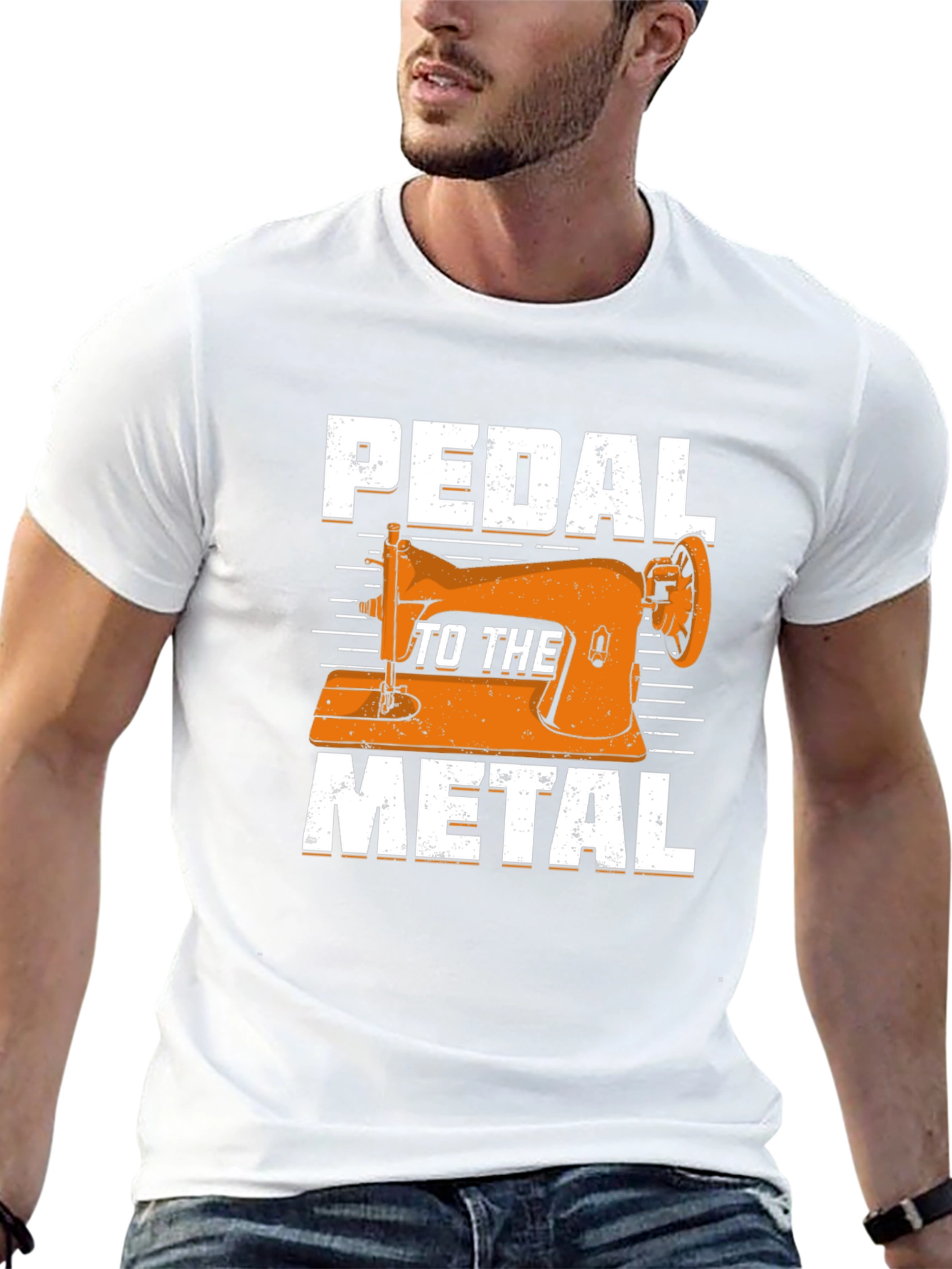 Pedal to the Metal Sewing T-Shirt