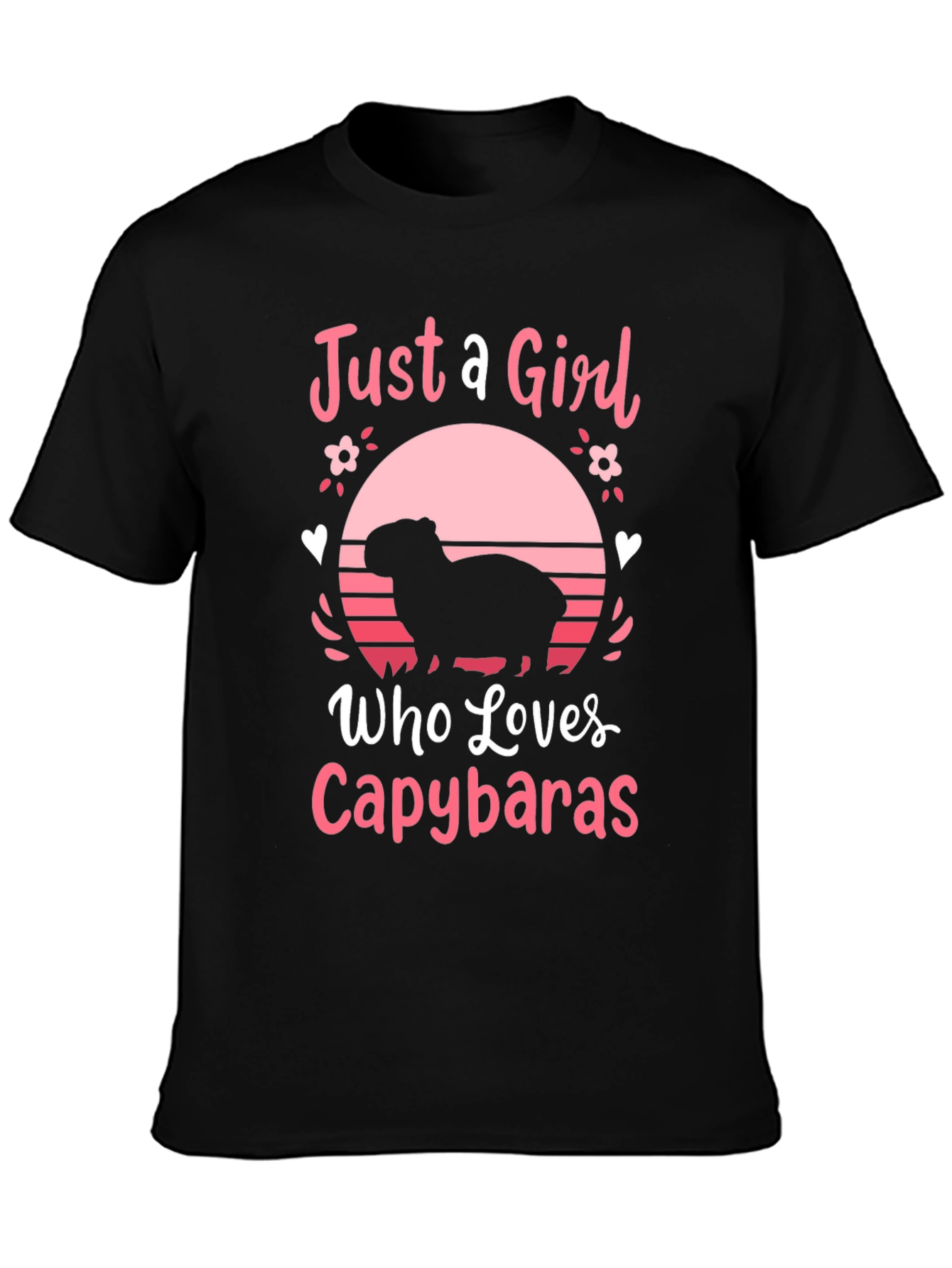 Just a Girl Who Loves Capybaras T-Shirt