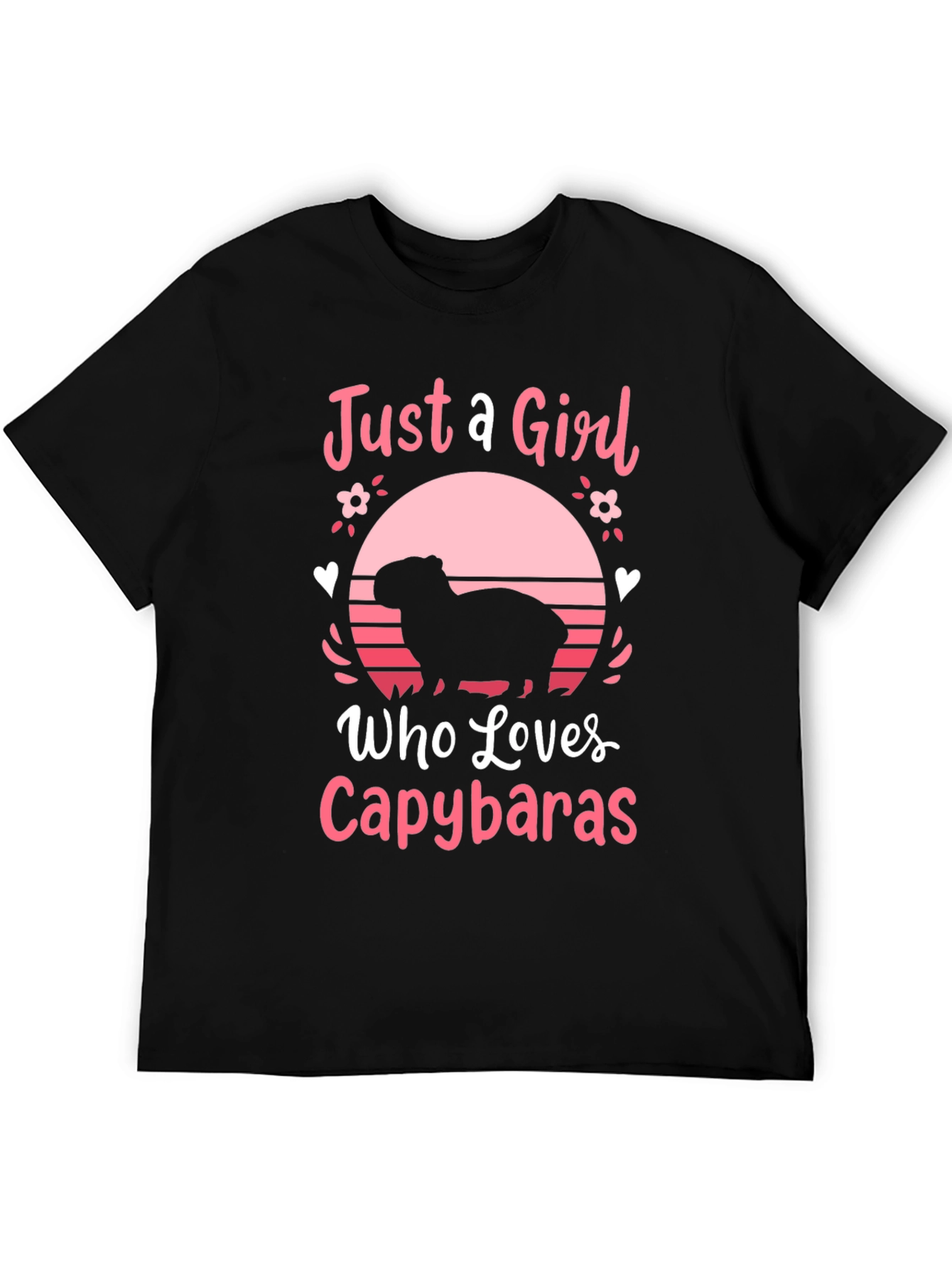 Just a Girl Who Loves Capybaras T-Shirt