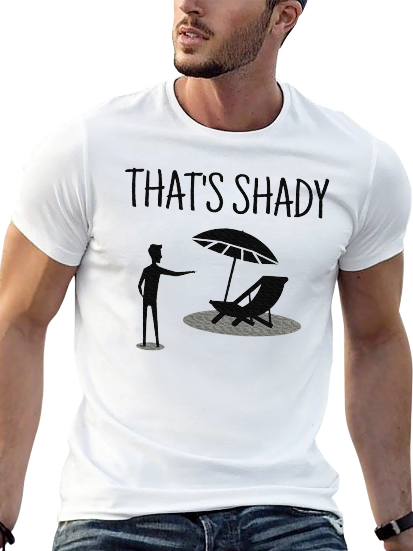 Thats Shady Mens Graphic T-Shirt