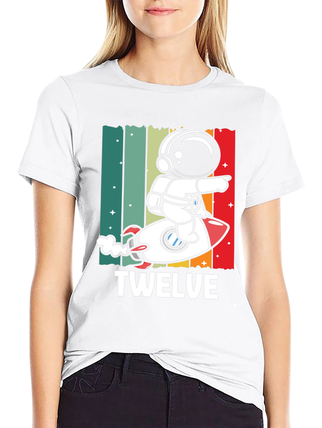 Twelve Birthday Astronaut T-Shirt