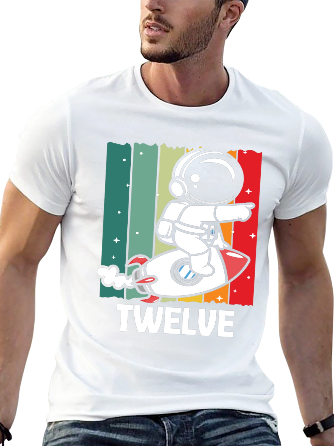 Twelve Birthday Astronaut T-Shirt