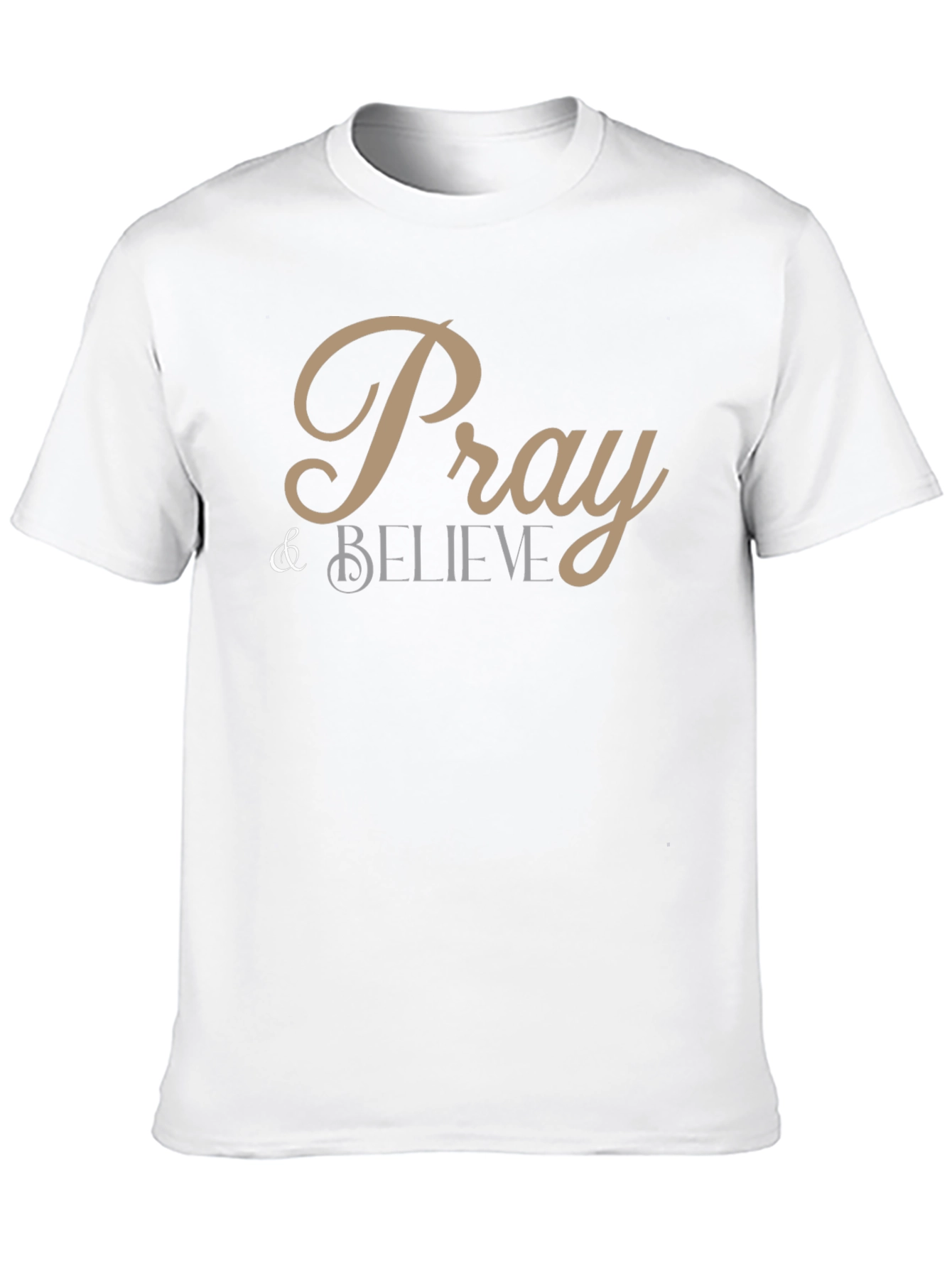 Pray & Believe Black Graphic Tee