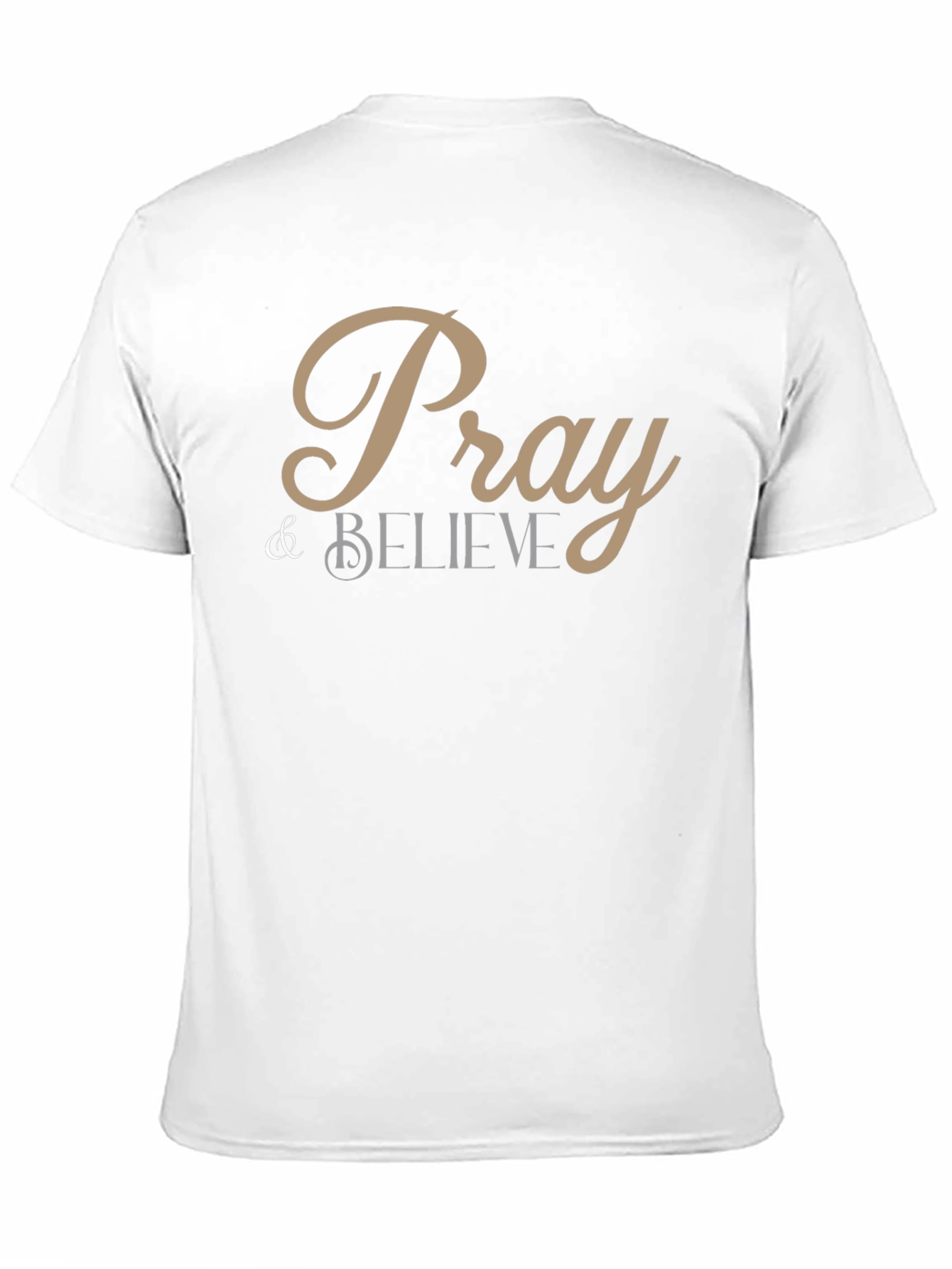 Pray & Believe Black Graphic Tee