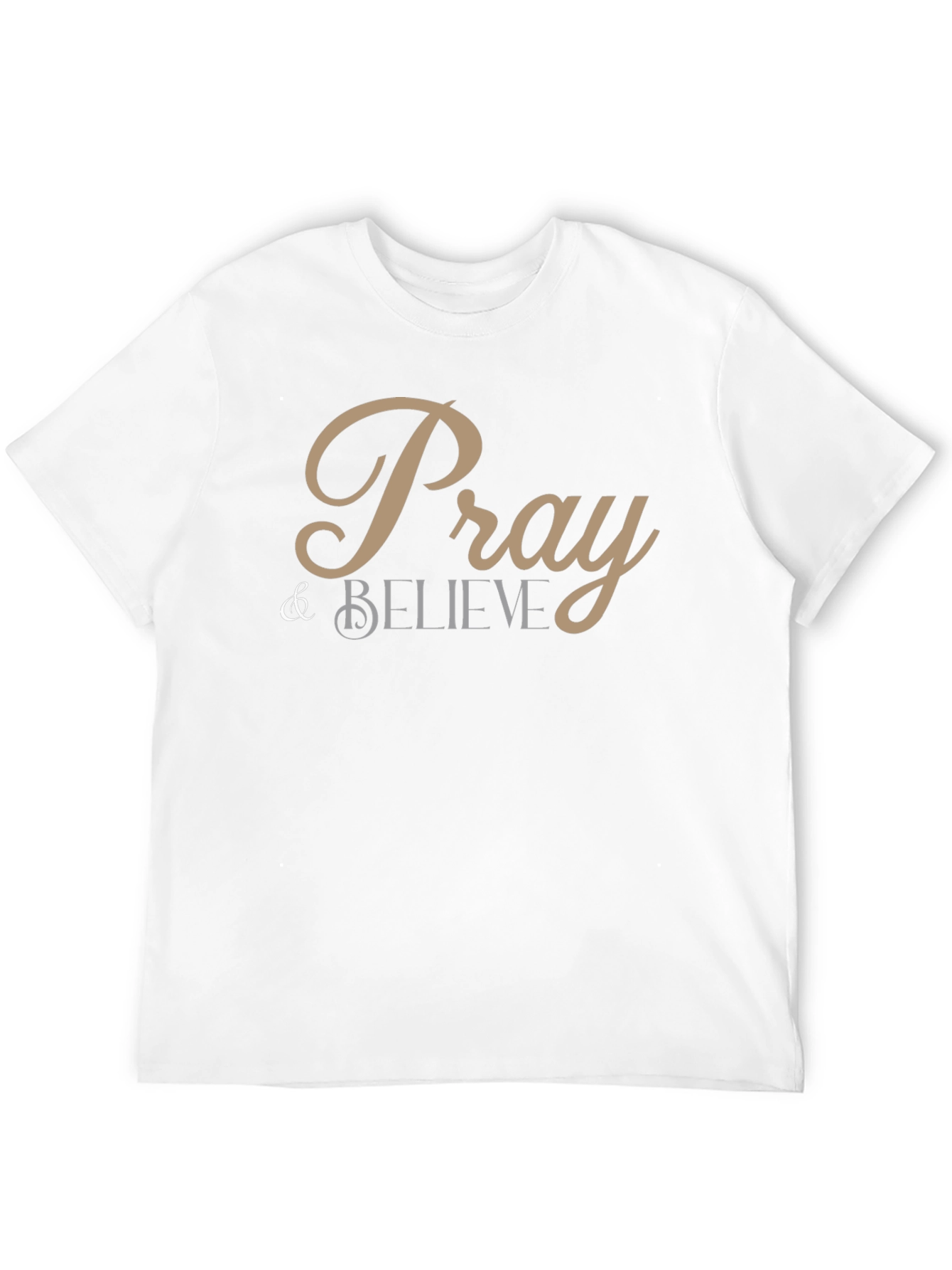 Pray & Believe Black Graphic Tee