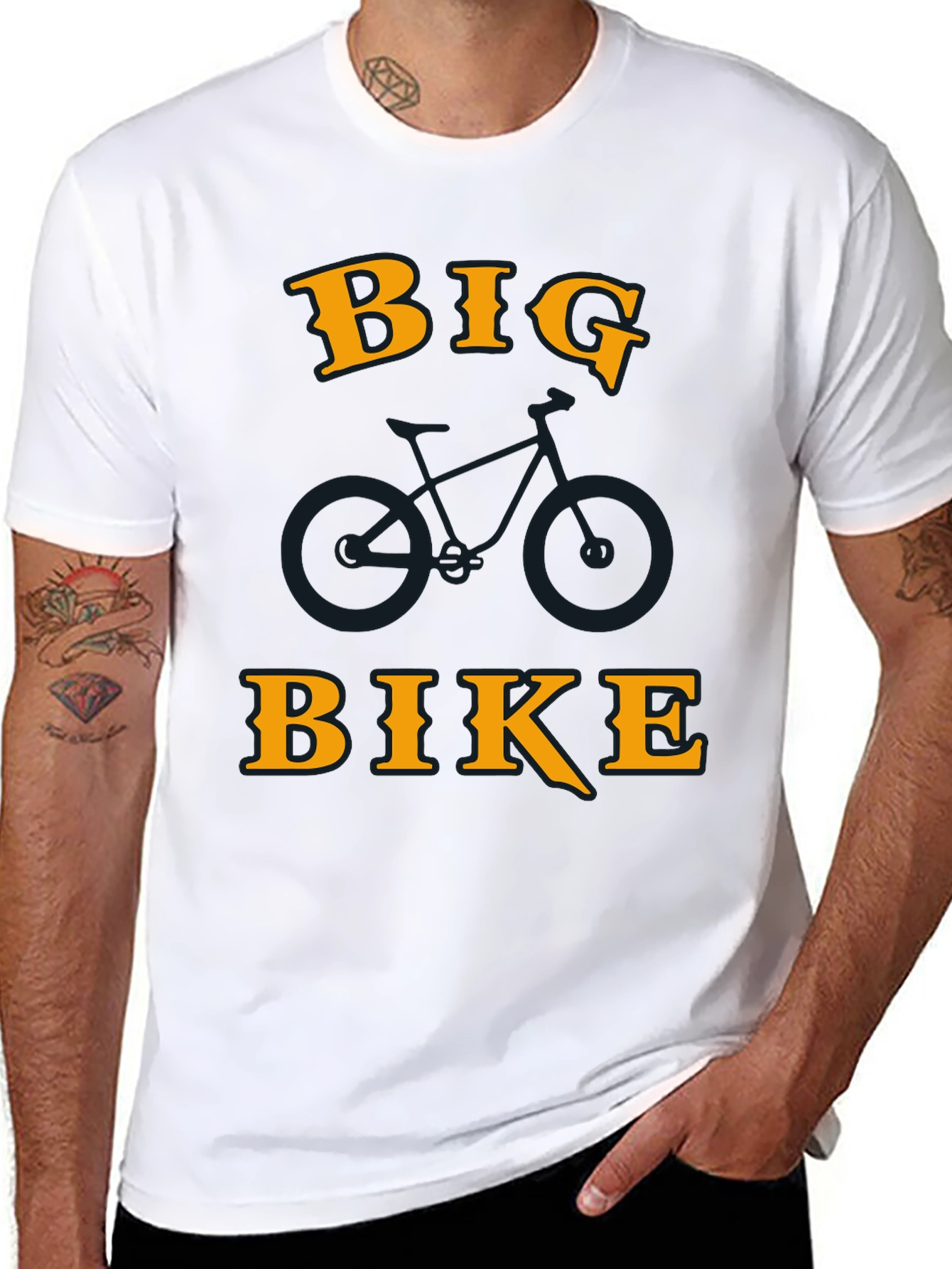 Big Bike Graphic Tee - Black