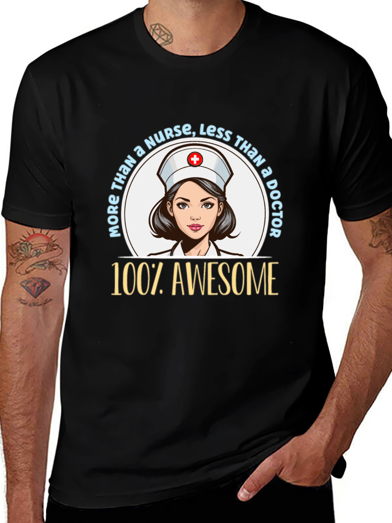 Nurse Awesome Graphic Tee