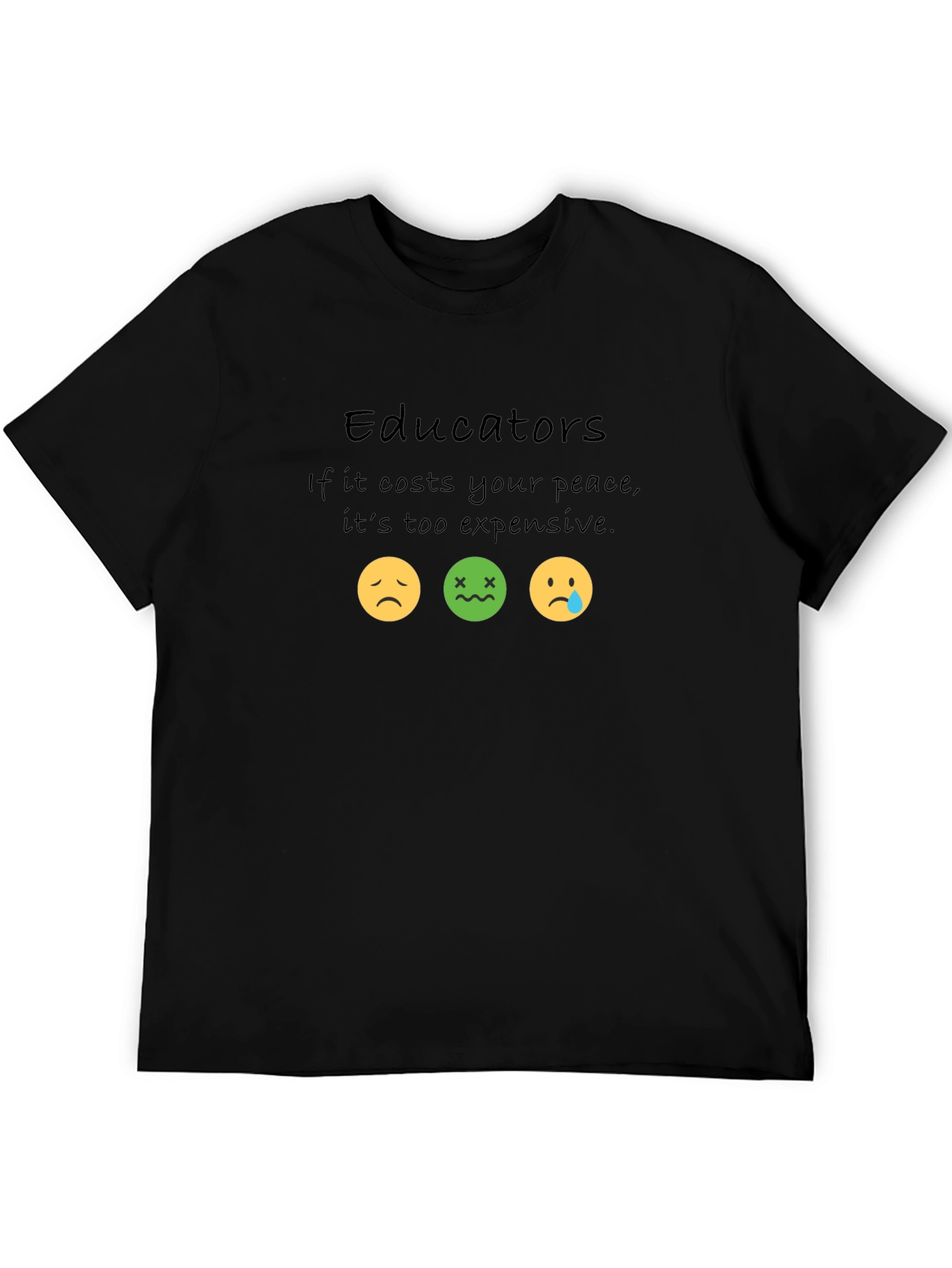 Educators Peace T-Shirt - Black