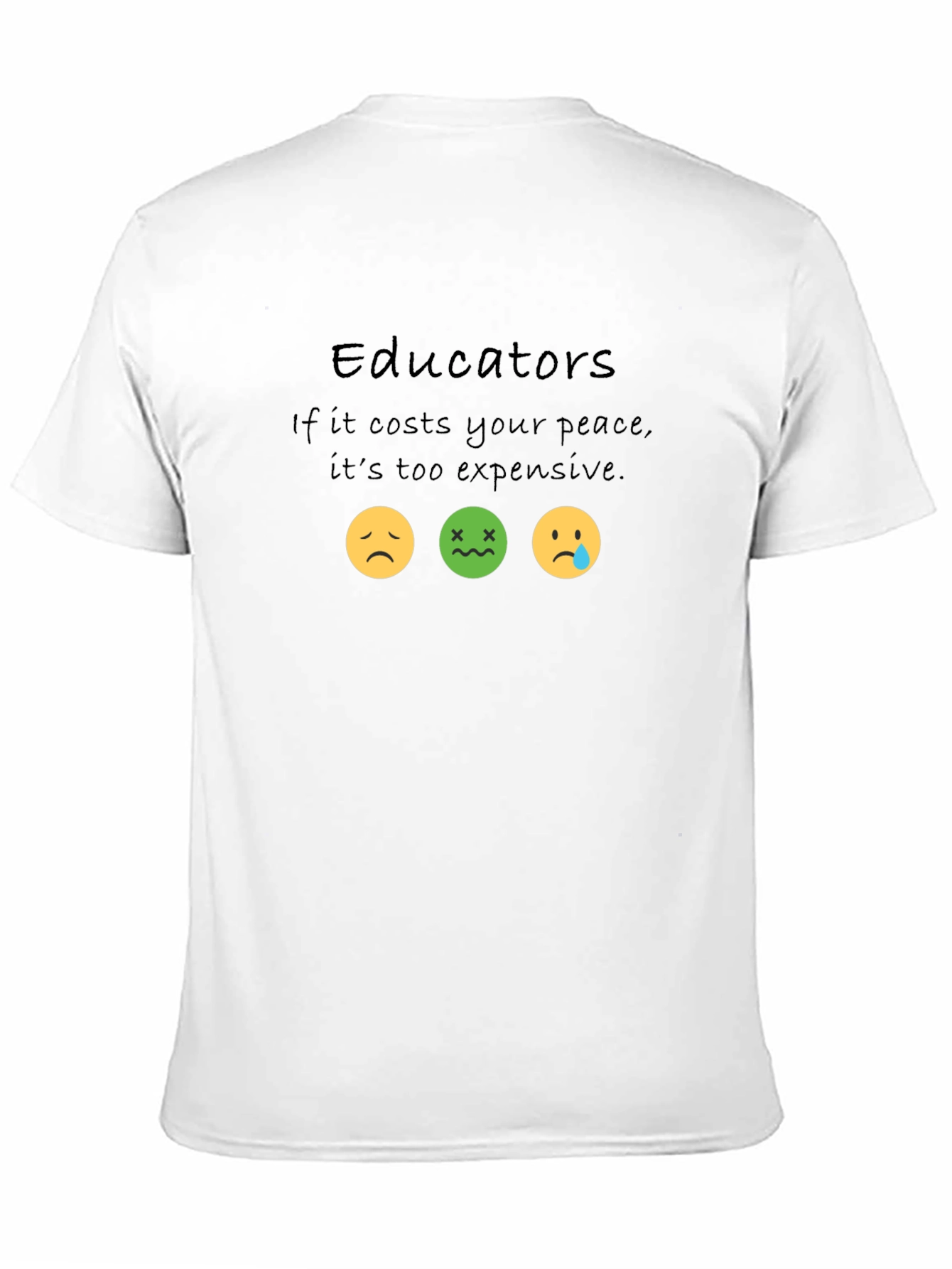 Educators Peace T-Shirt - Black