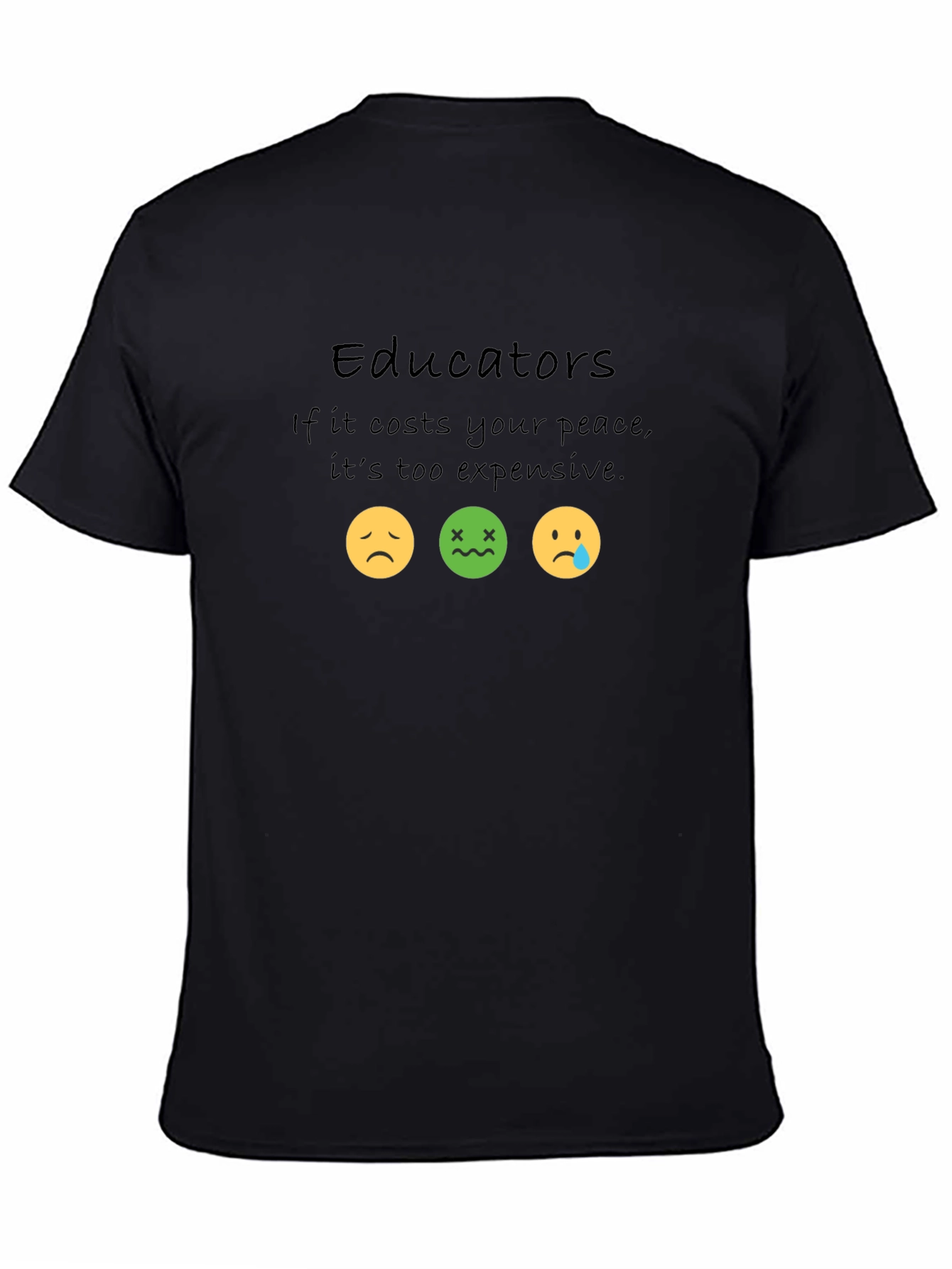 Educators Peace T-Shirt - Black