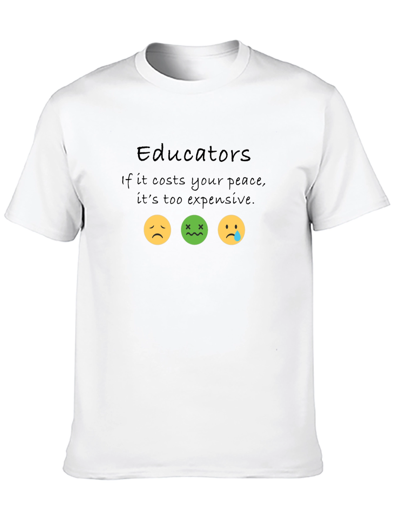 Educators Peace T-Shirt - Black