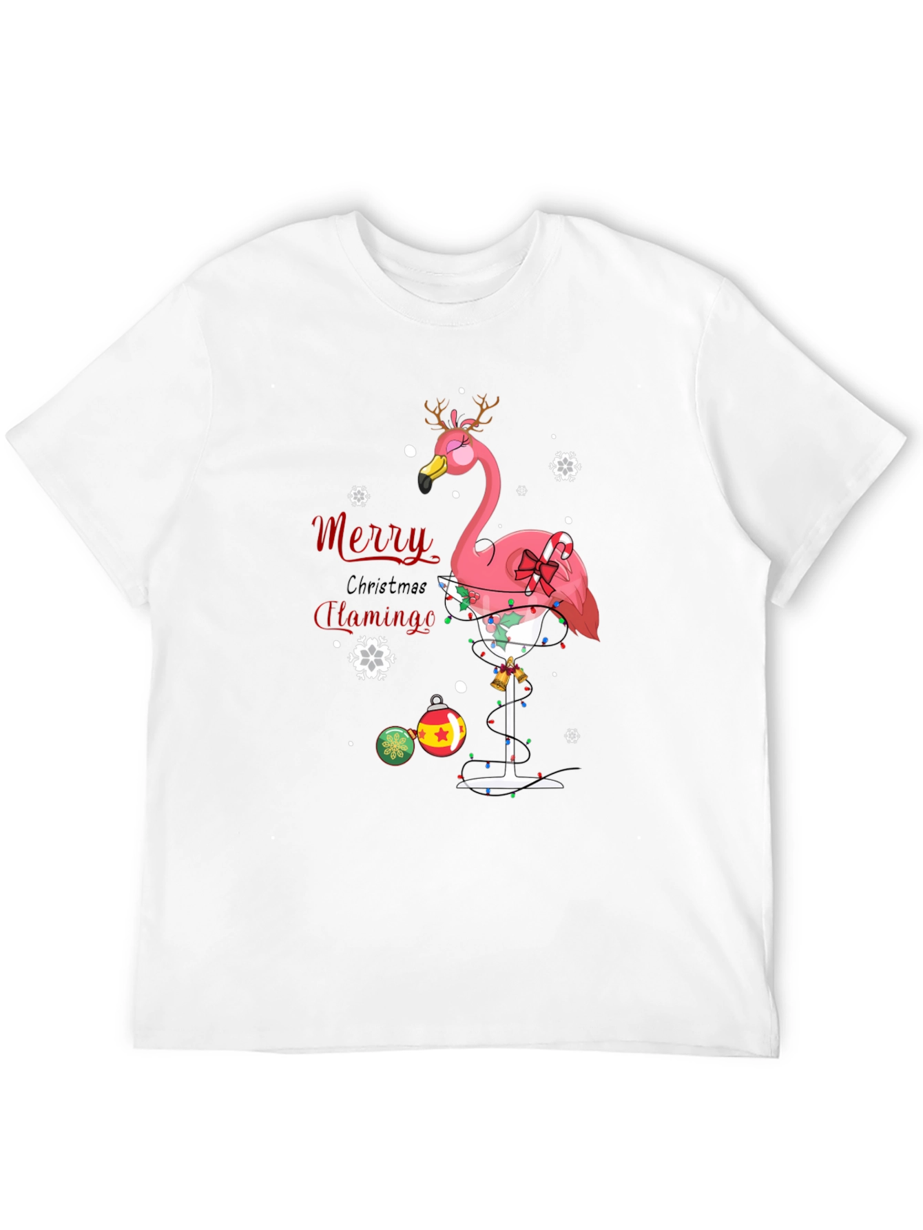 Merry Christmas Flamingo T-Shirt