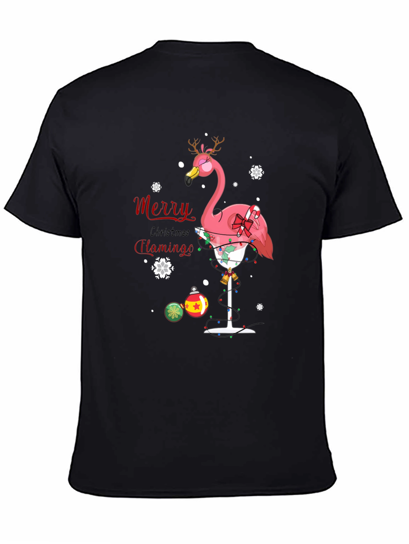 Merry Christmas Flamingo T-Shirt