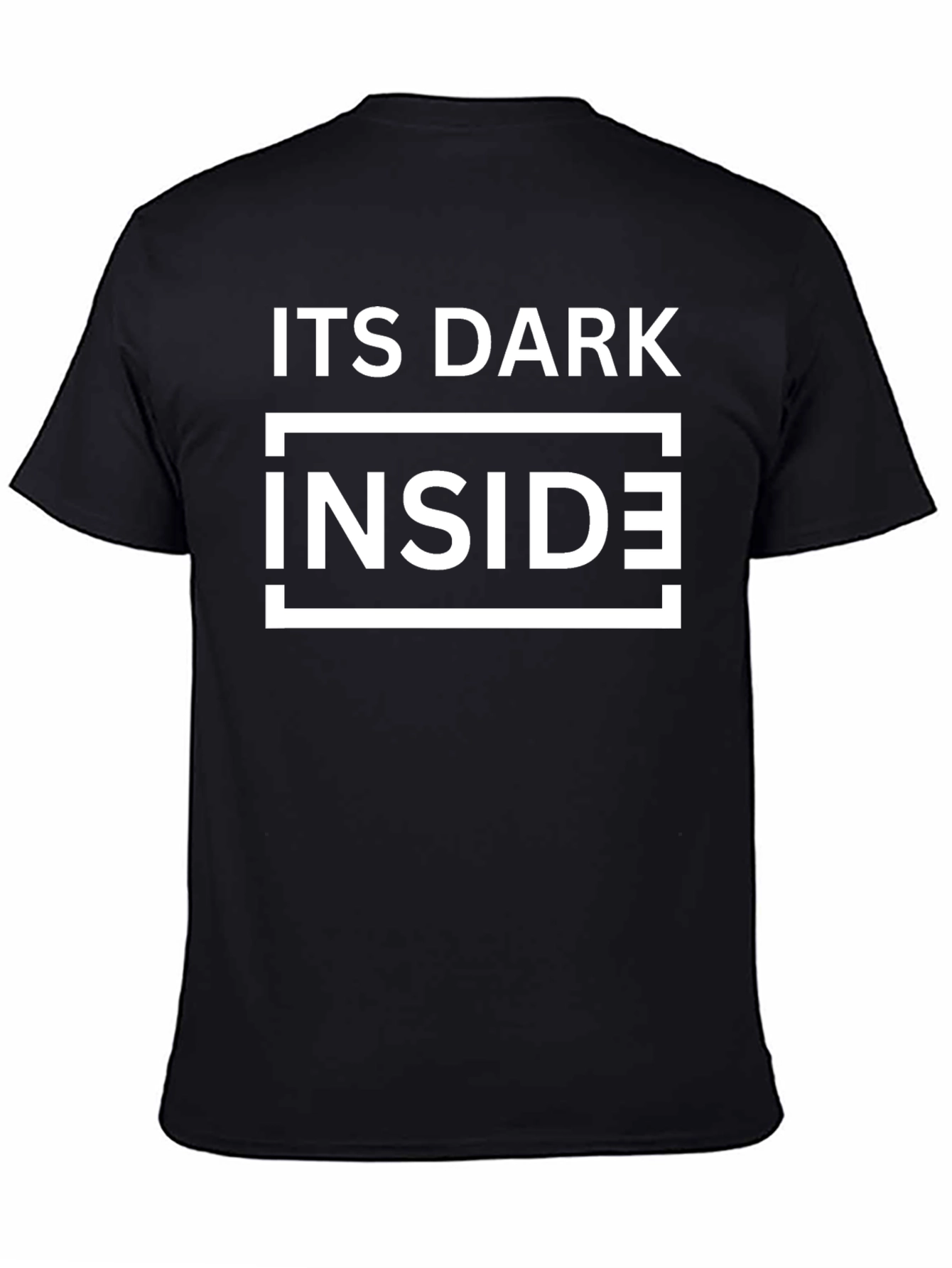 Its Dark Inside Graphic Tee - Mens Black T-Shirt