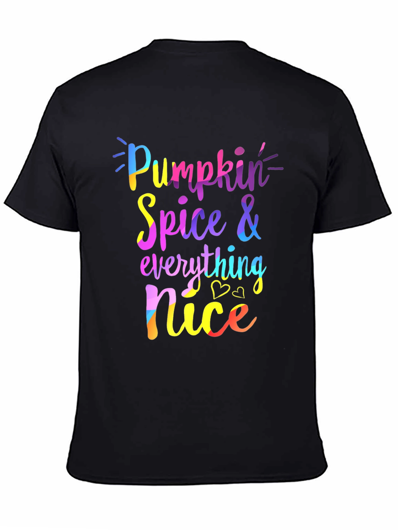 Pumpkin Spice Everything Nice Black Tee