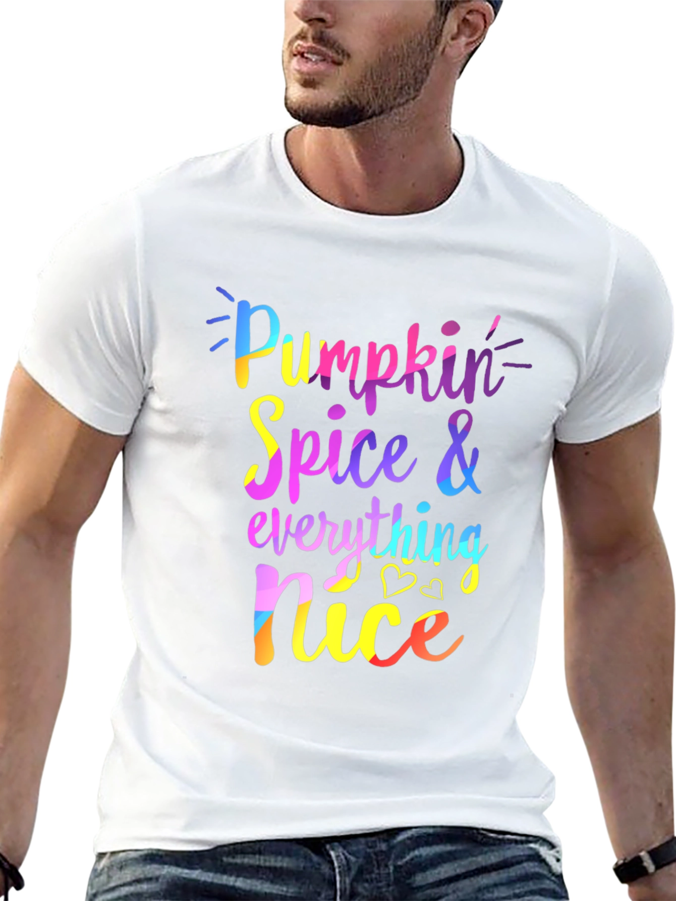 Pumpkin Spice Everything Nice Black Tee