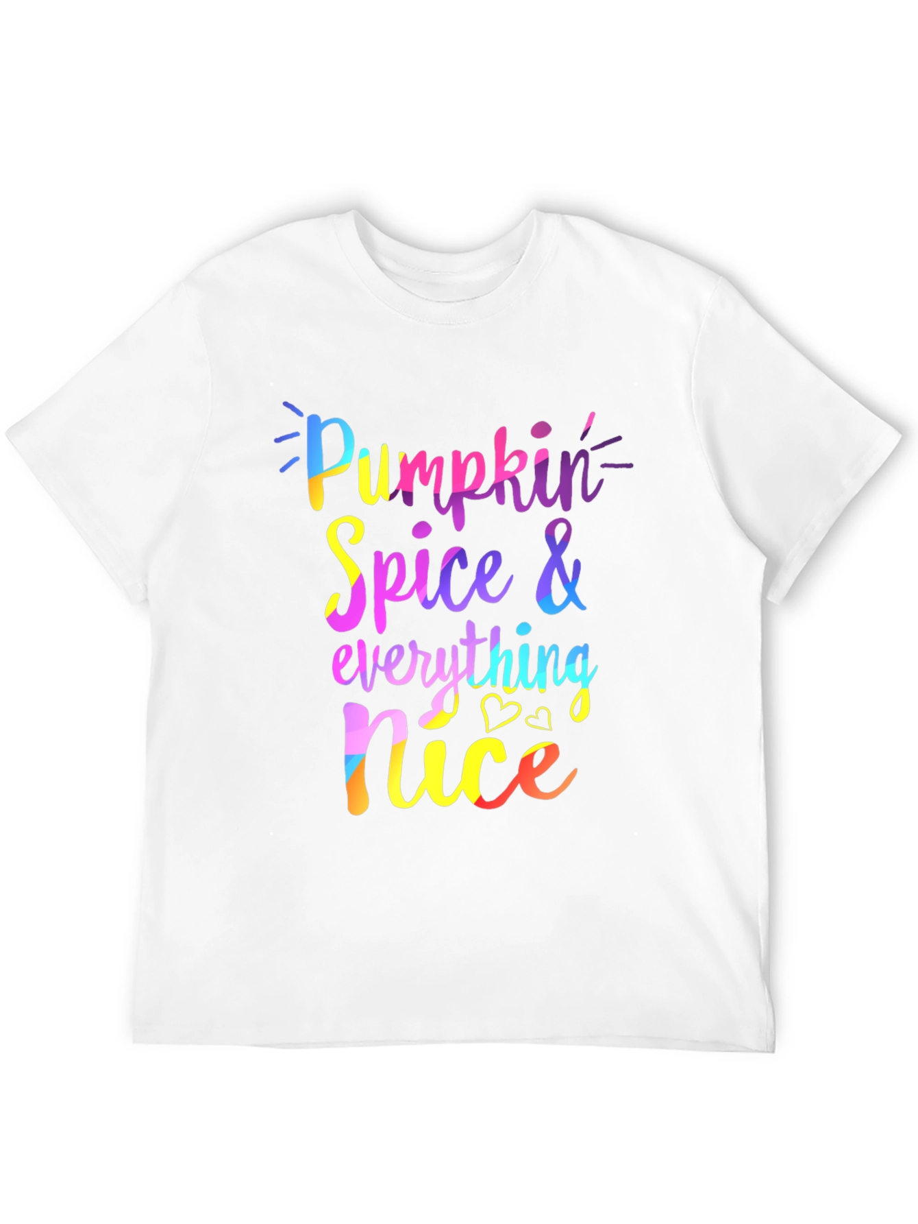 Pumpkin Spice Everything Nice Black Tee