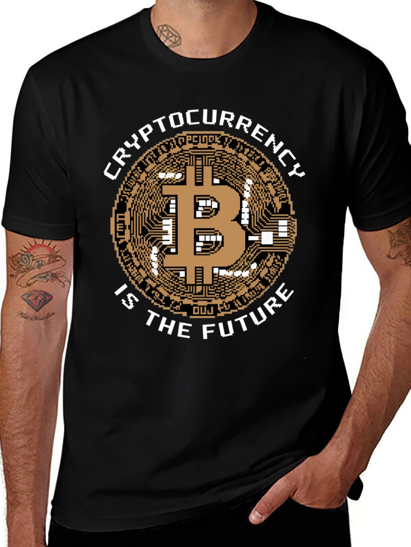 Crypto Is The Future Black T-Shirt