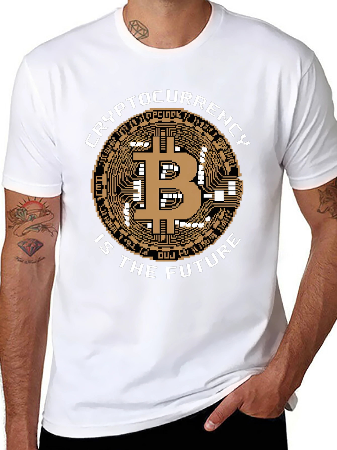 Crypto Is The Future Black T-Shirt
