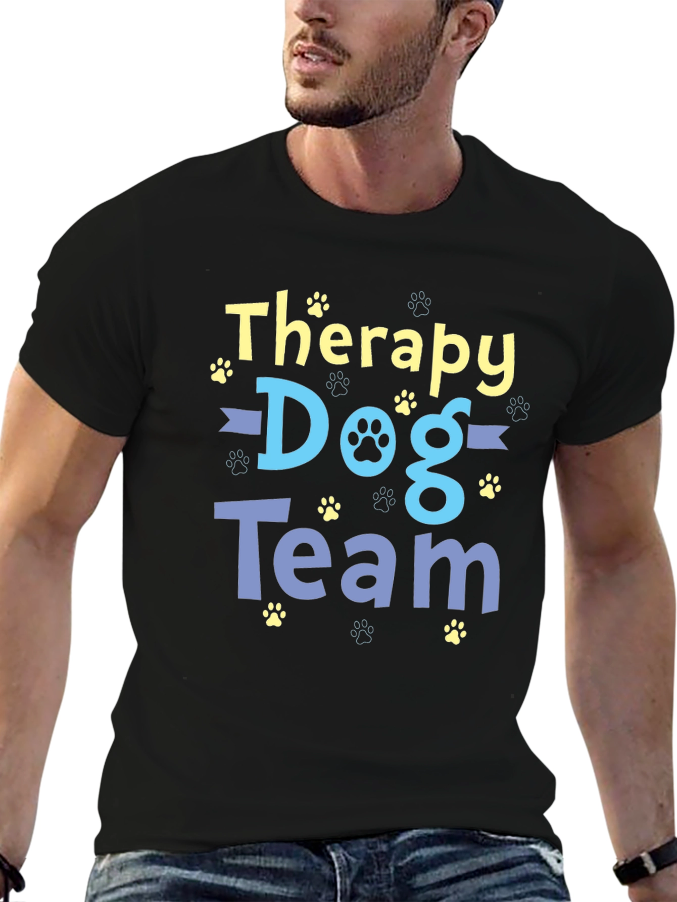 Therapy Dog Team Tee - Cute Pet Lover Shirt