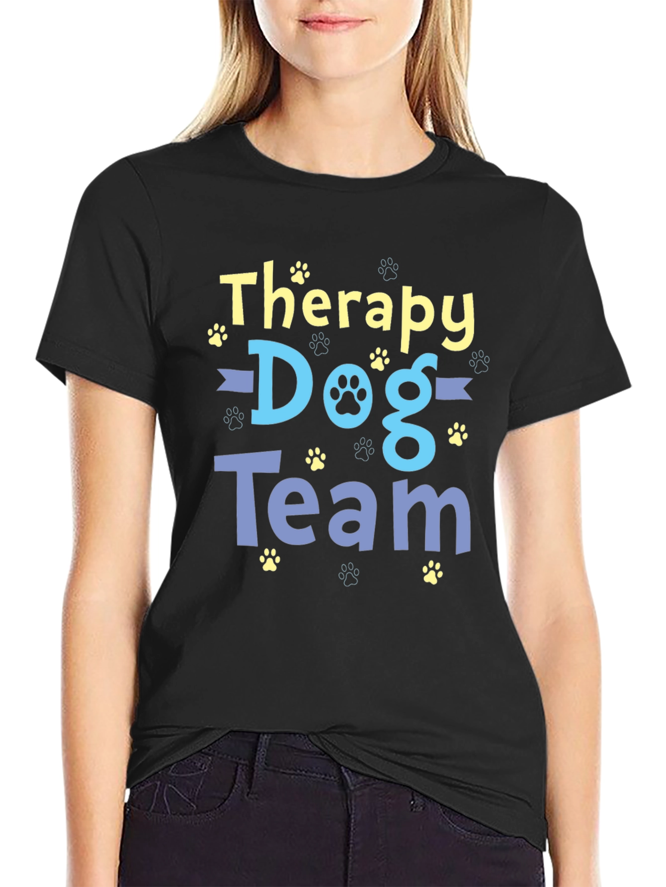 Therapy Dog Team Tee - Cute Pet Lover Shirt