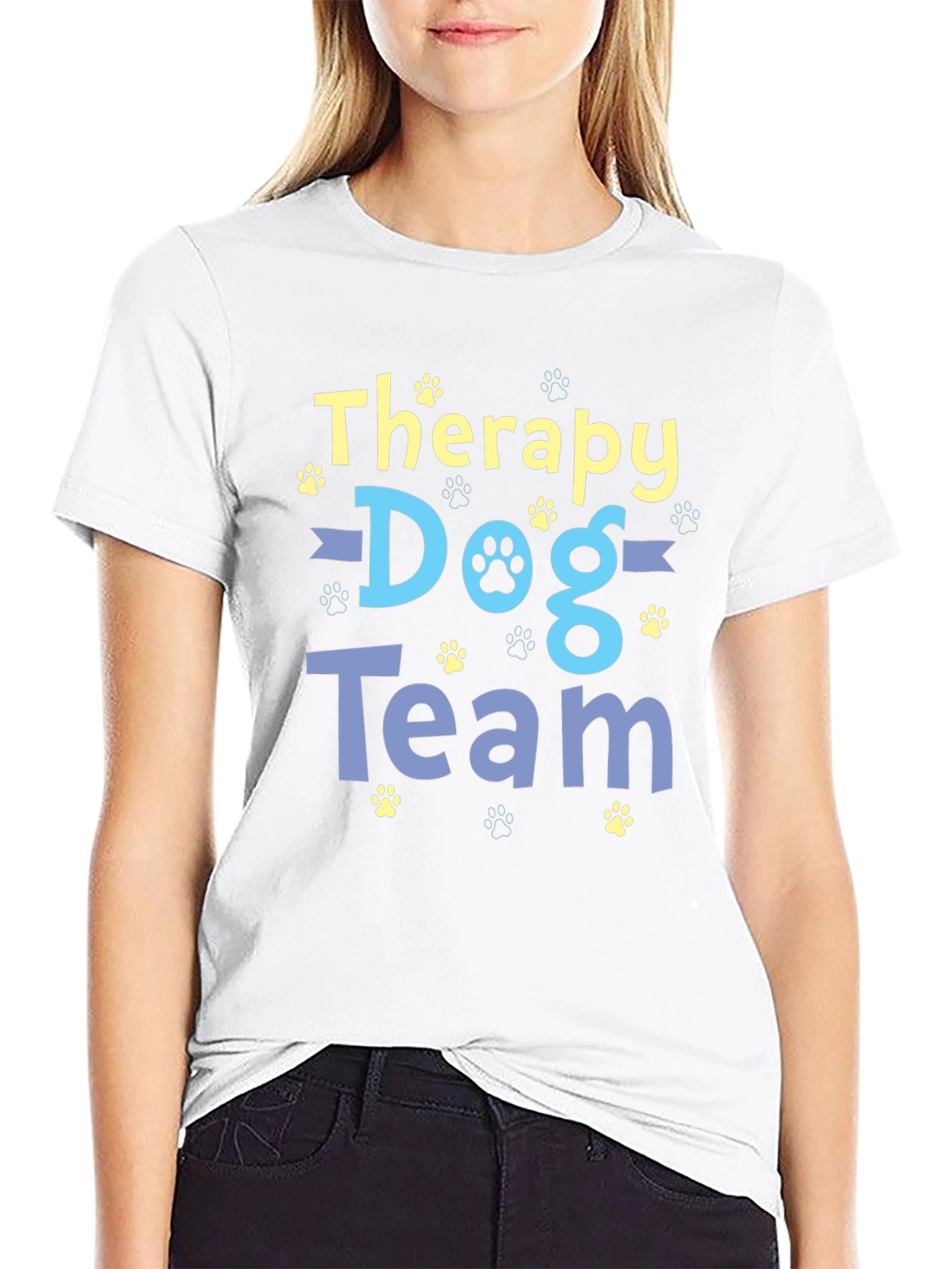 Therapy Dog Team Tee - Cute Pet Lover Shirt