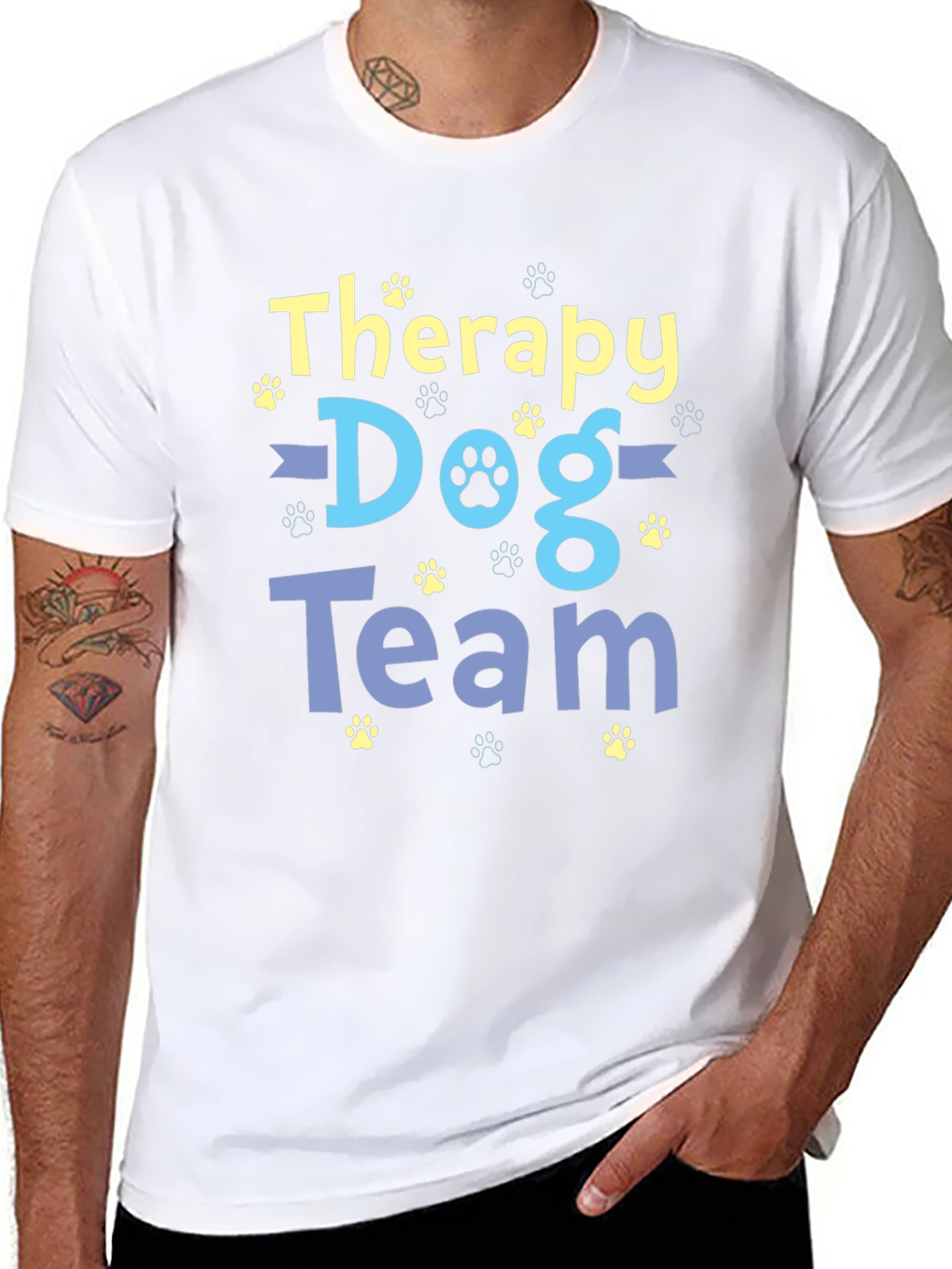 Therapy Dog Team Tee - Cute Pet Lover Shirt