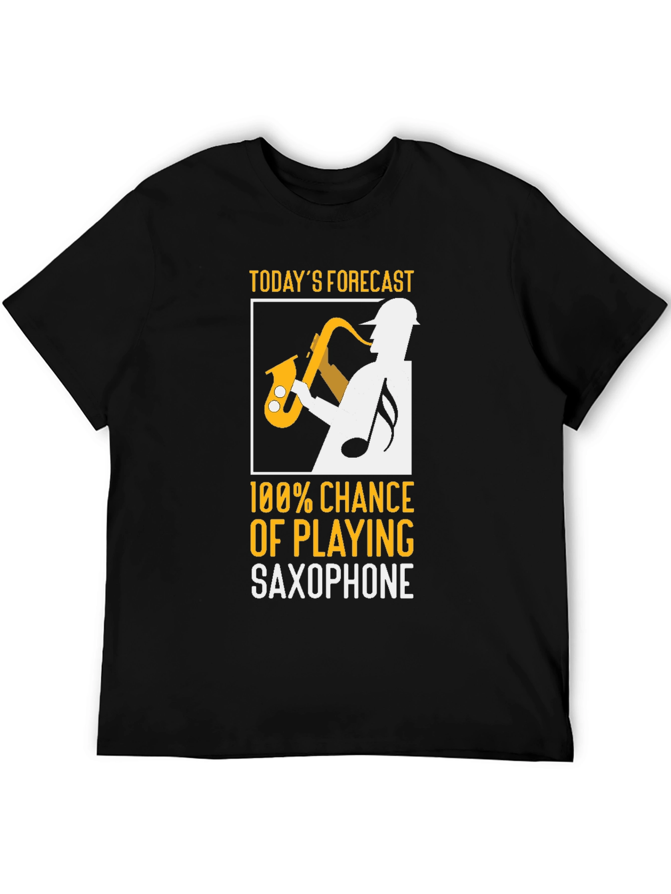 Saxophone Player Forecast T-Shirt