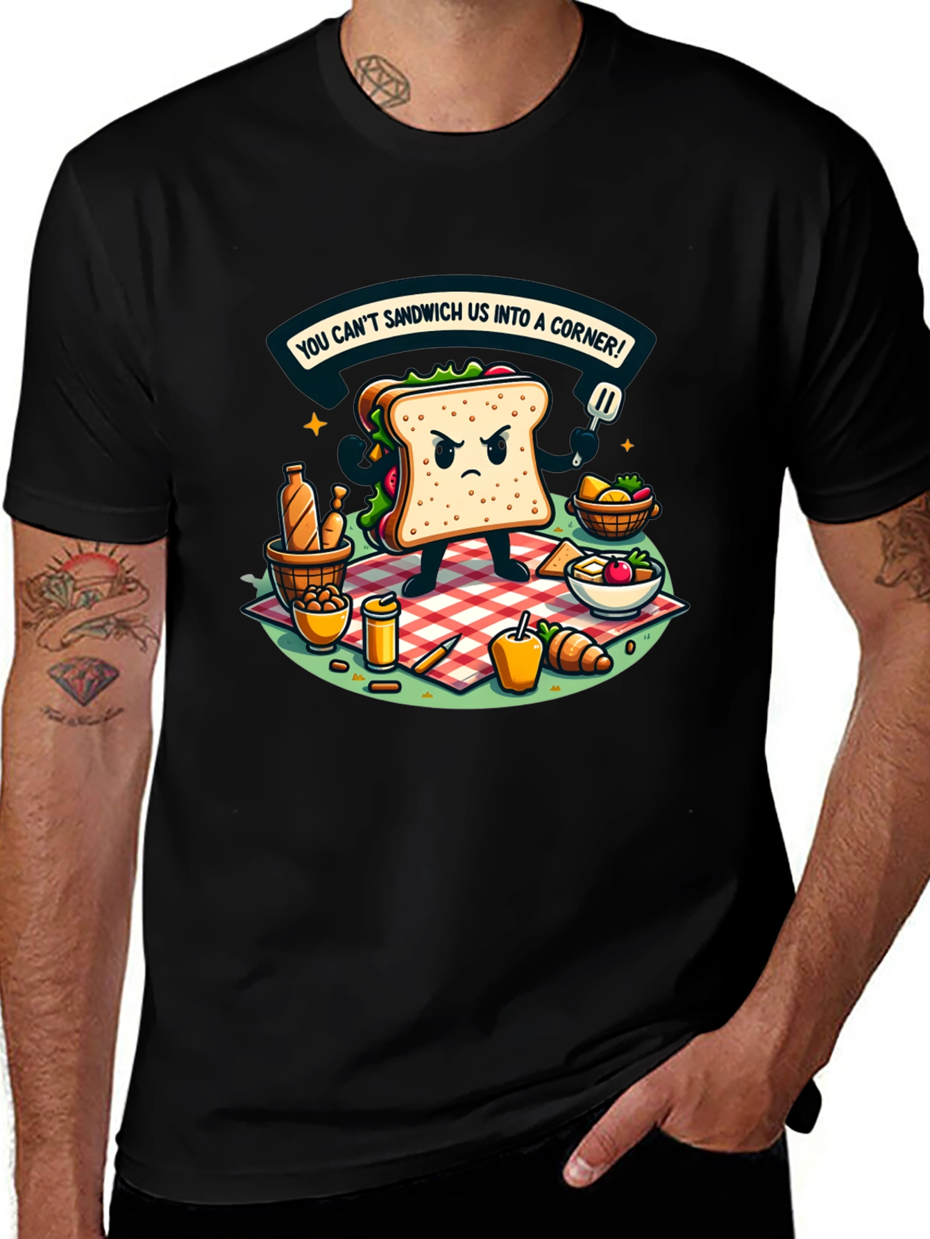 Funny Sandwich T-Shirt - Foodie Tee