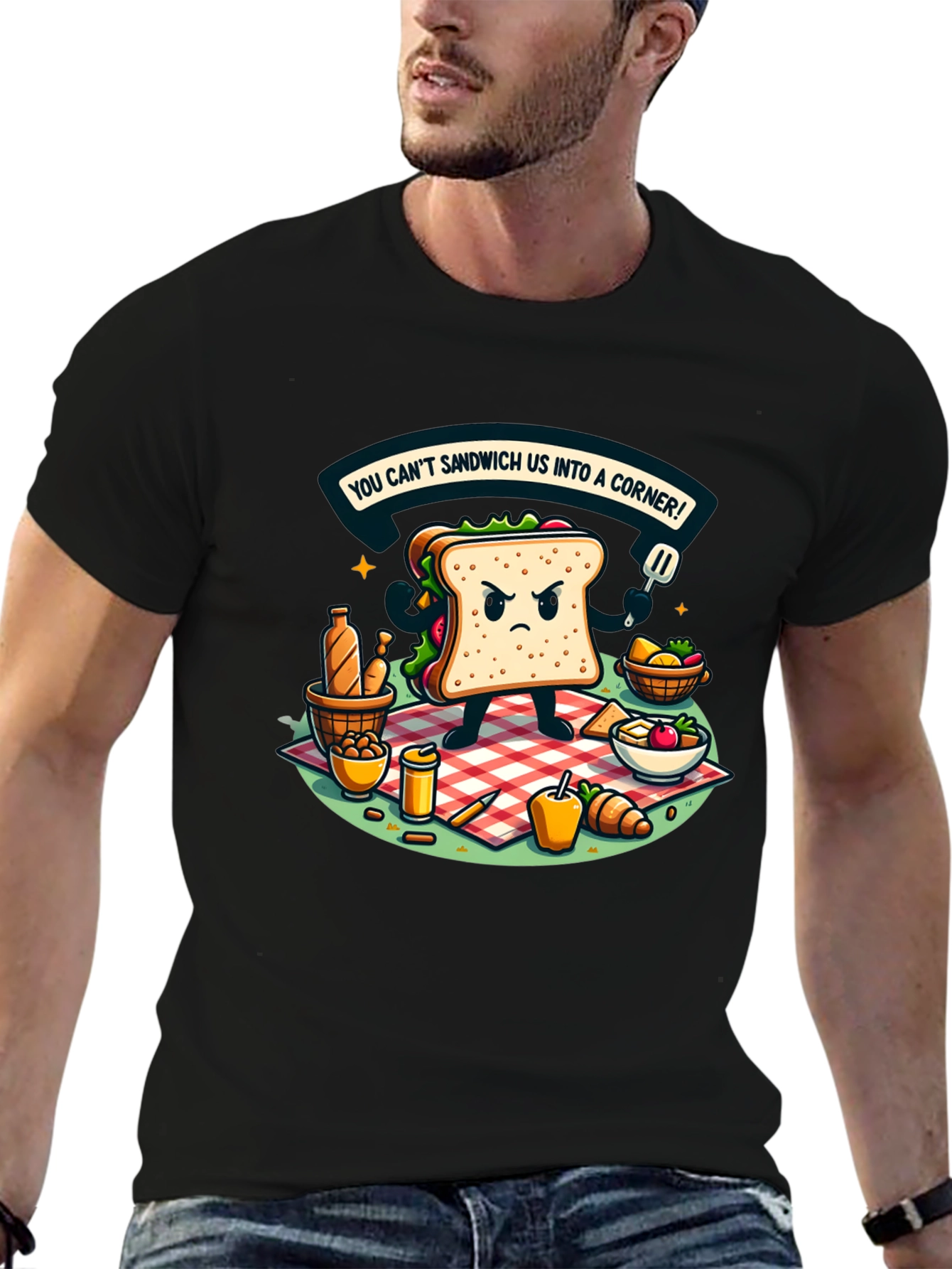 Funny Sandwich T-Shirt - Foodie Tee