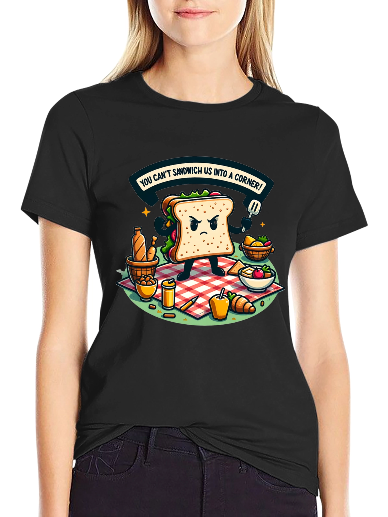 Funny Sandwich T-Shirt - Foodie Tee