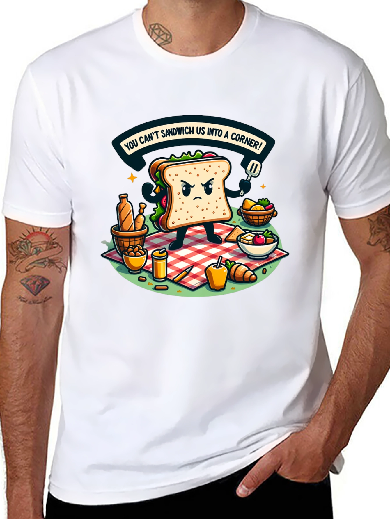 Funny Sandwich T-Shirt - Foodie Tee
