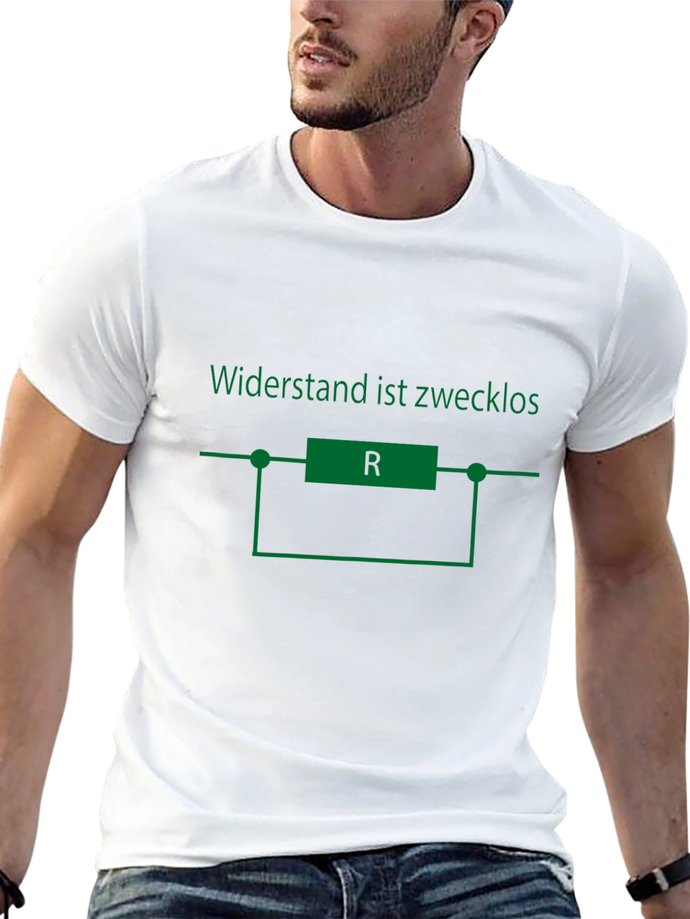Widerstand Ist Zwecklos Funny T-Shirt