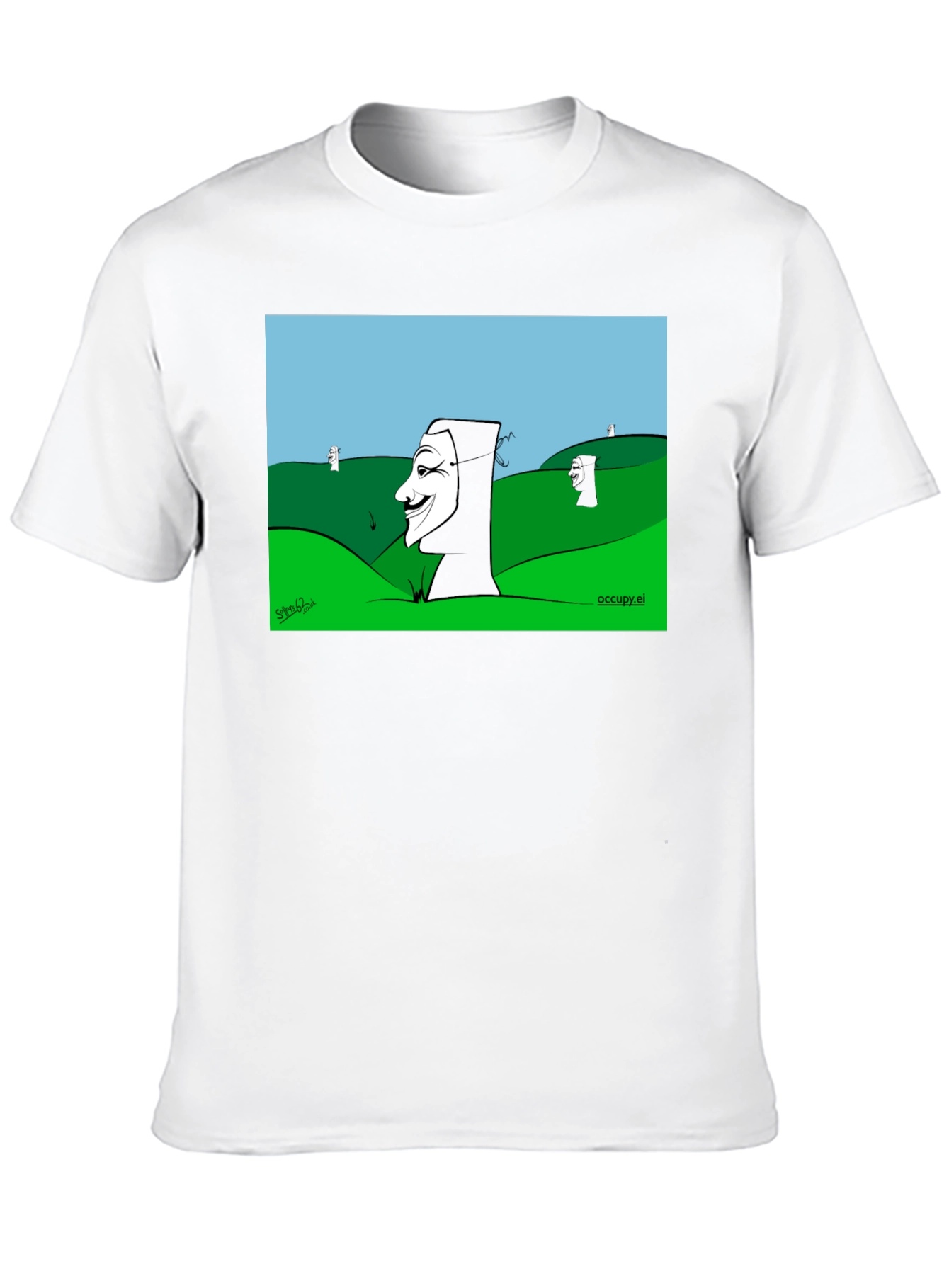 V for Vendetta Cartoon T-Shirt