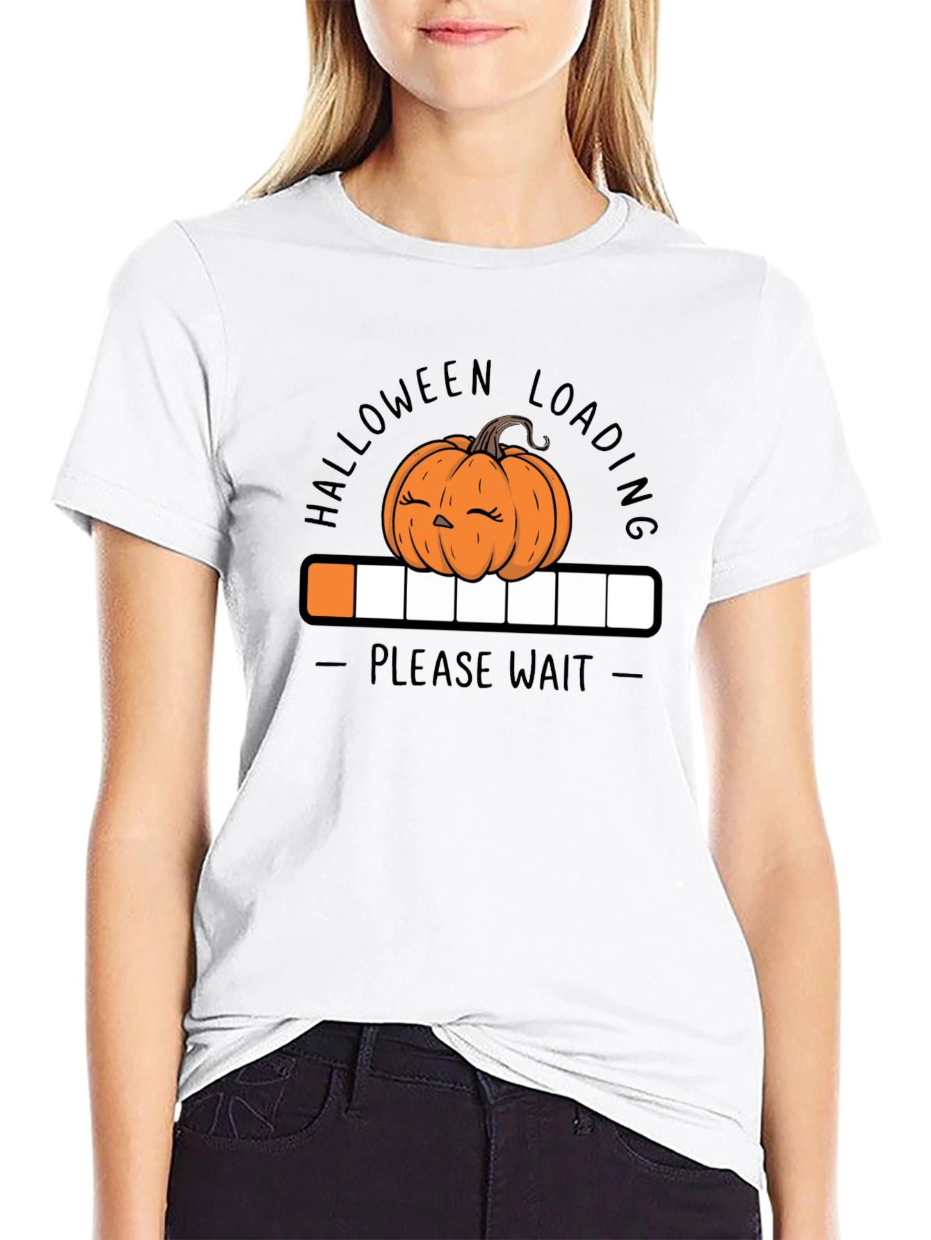 Halloween Loading Pumpkin T-Shirt