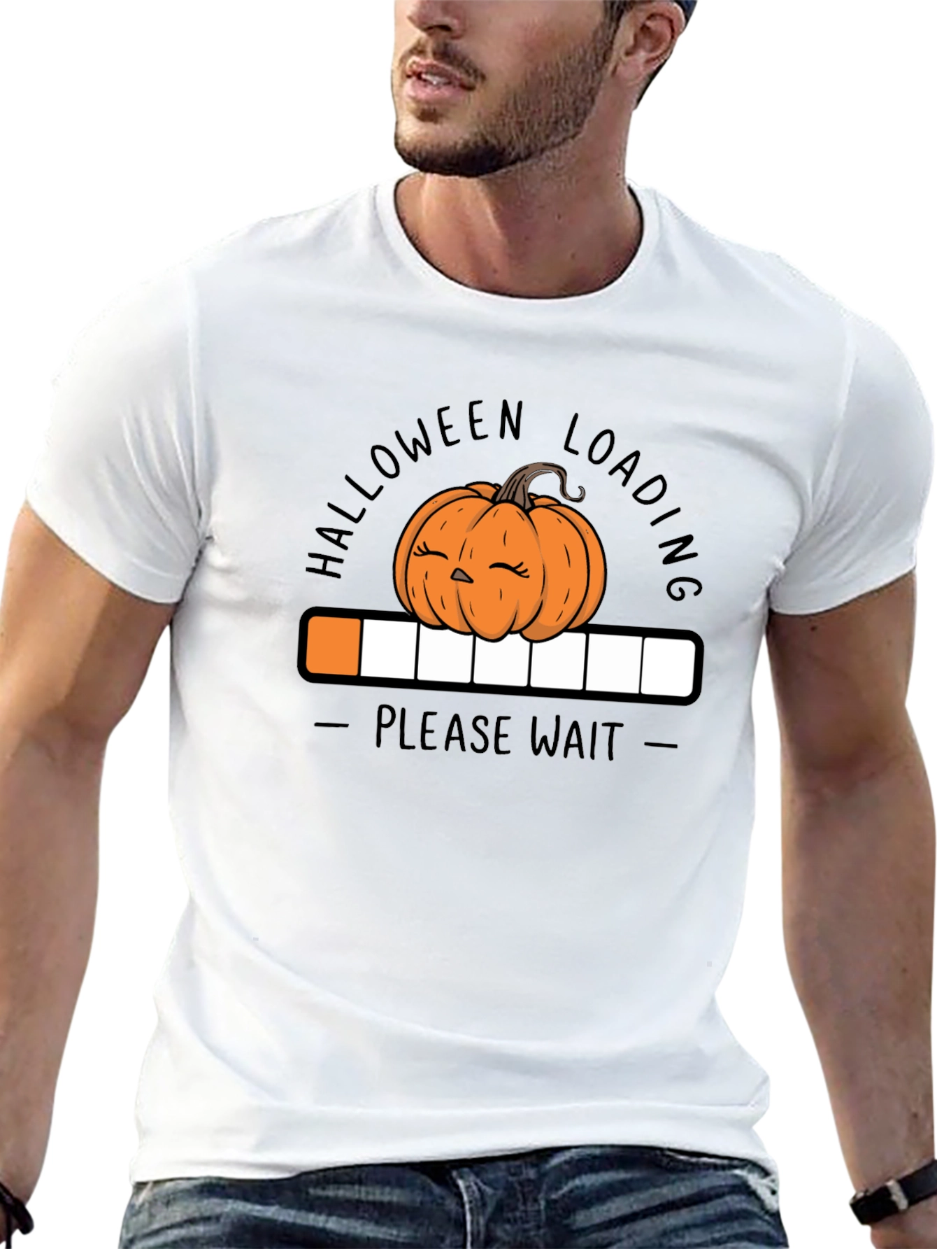 Halloween Loading Pumpkin T-Shirt