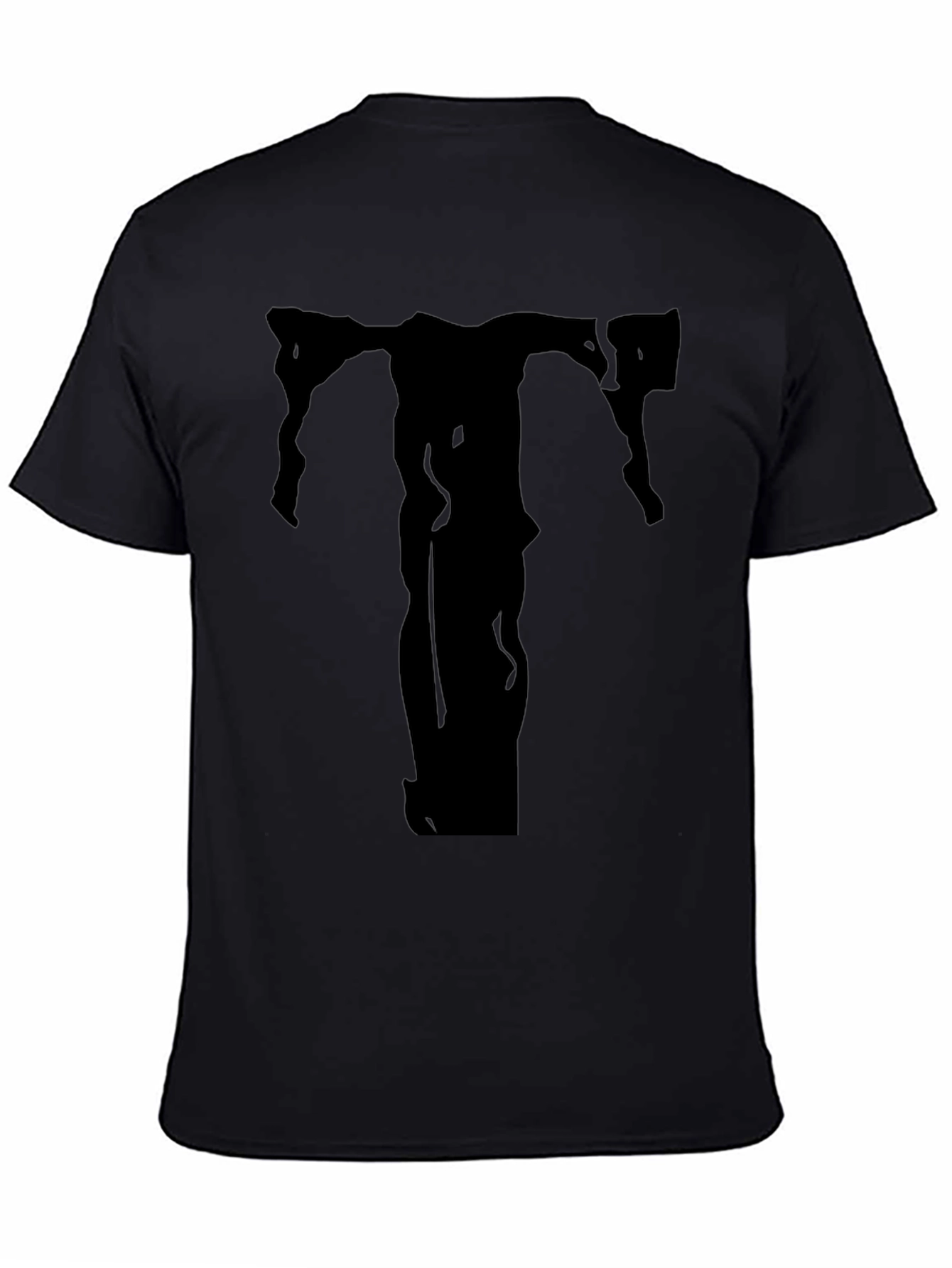 Abstract Silhouette Graphic Print T-Shirt
