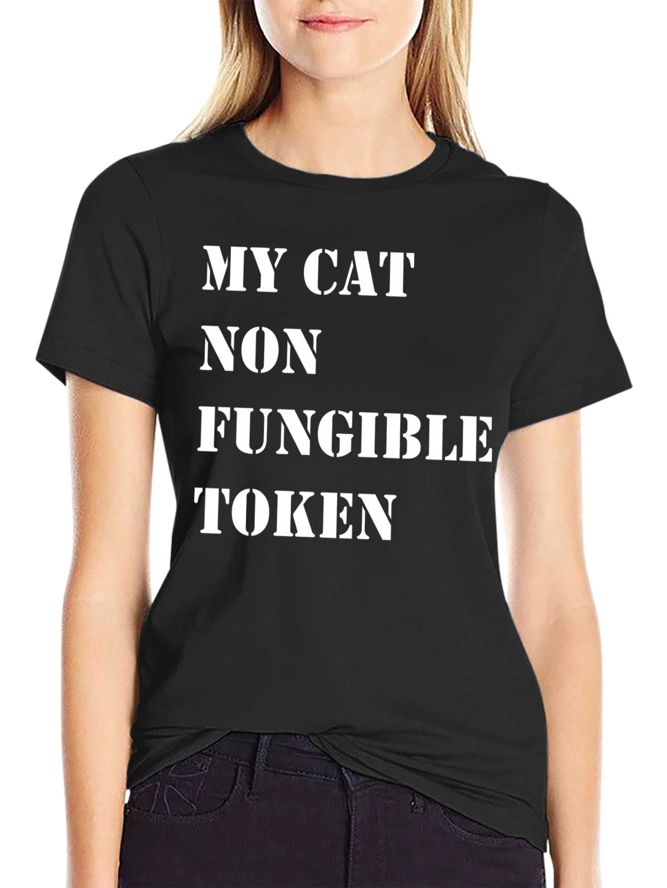 My Cat NFT Black T-Shirt