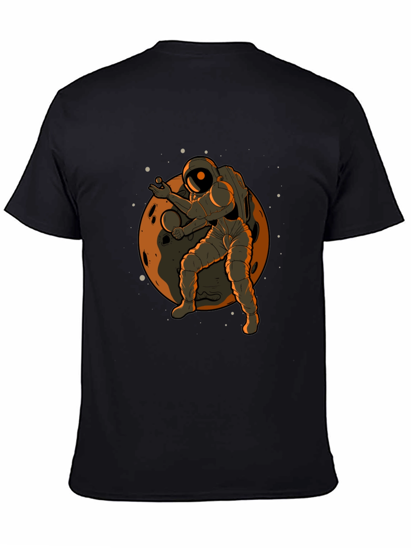 Astronaut on Moon Graphic T-Shirt