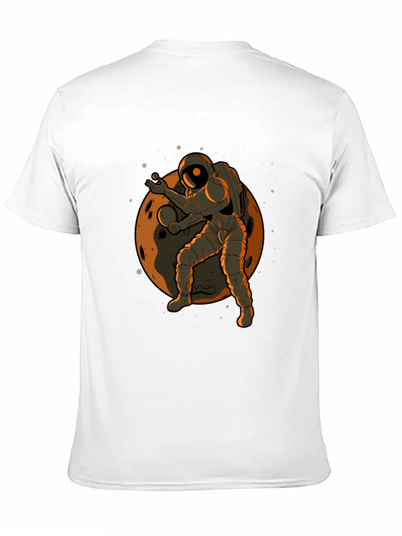 Astronaut on Moon Graphic T-Shirt