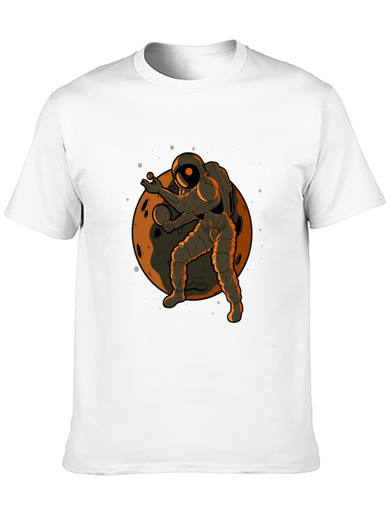 Astronaut on Moon Graphic T-Shirt