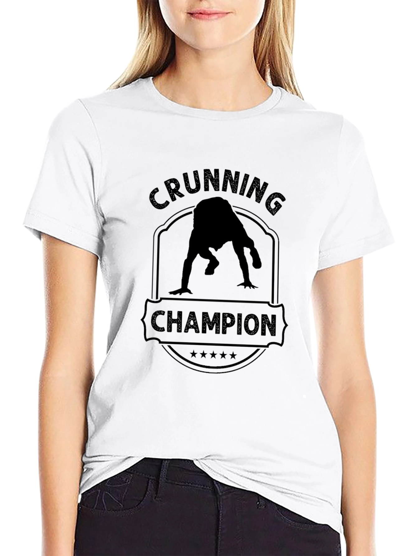 Crunning Champion Black T-Shirt
