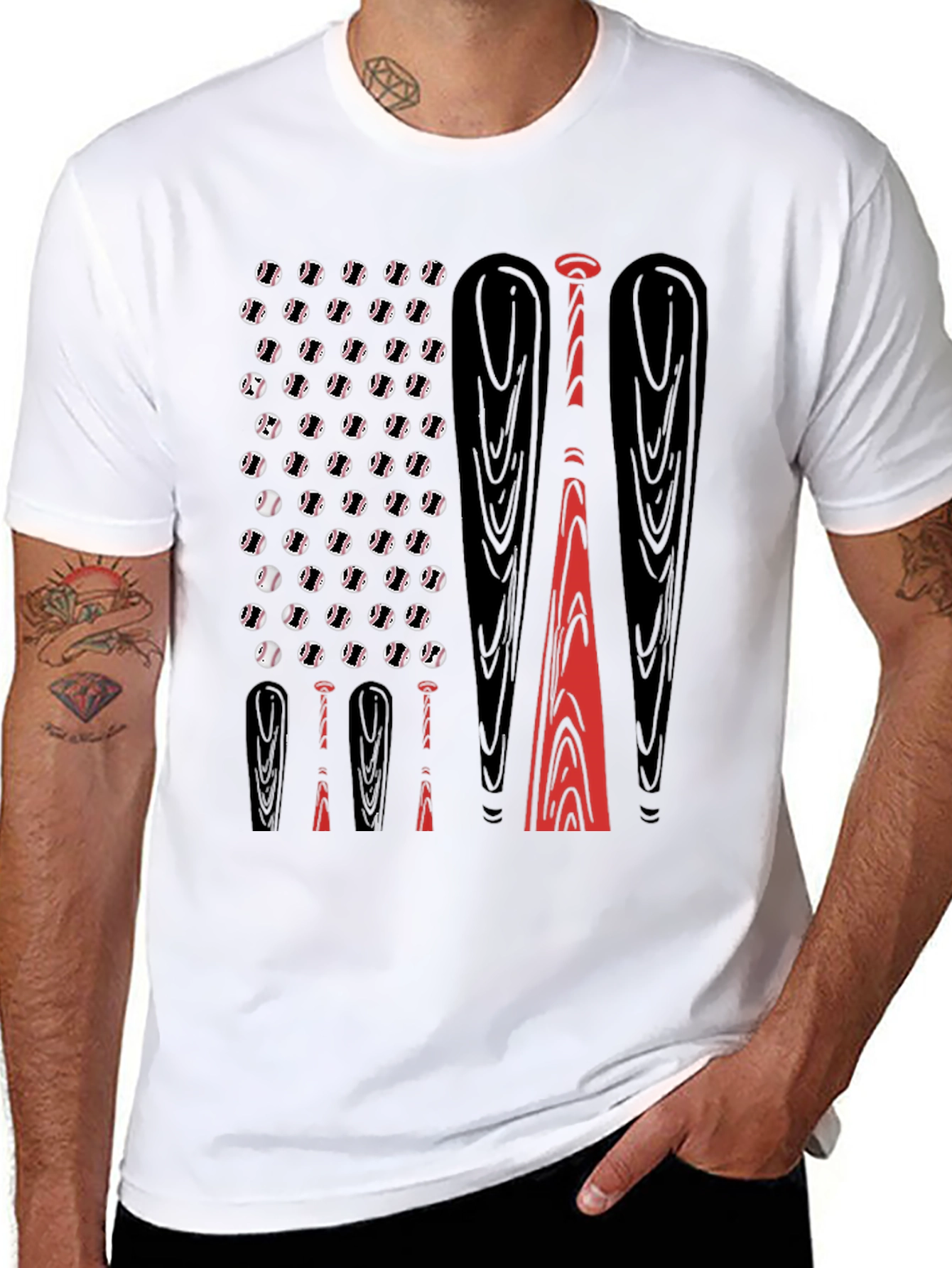 Baseball Flag Graphic Tee