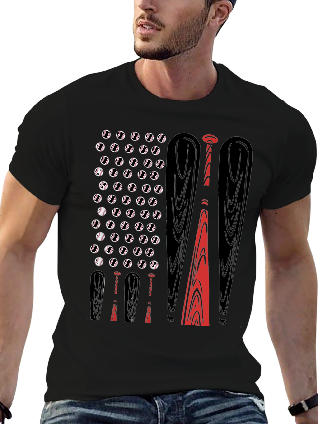 Baseball Flag Graphic Tee