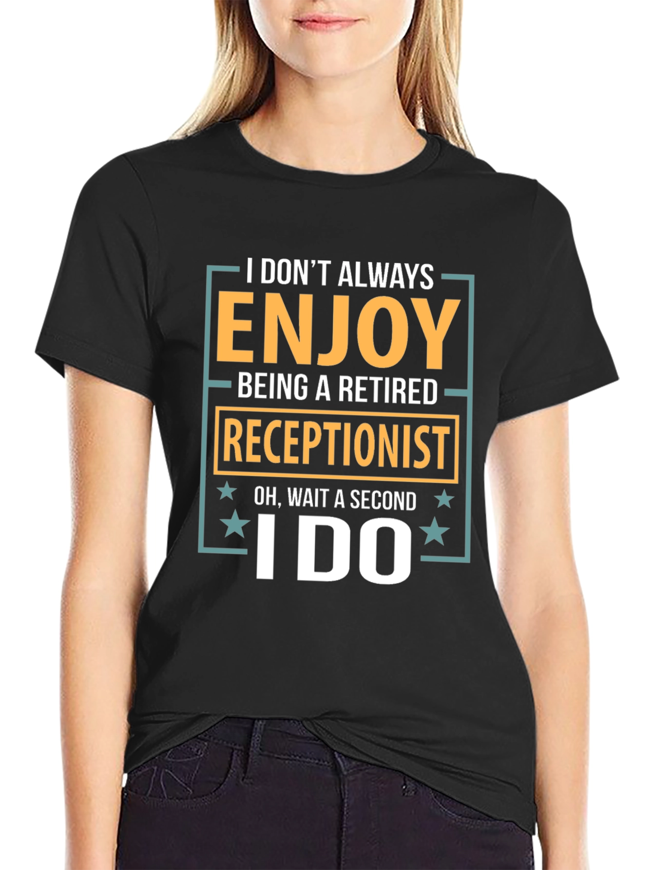 Retired Receptionist Graphic T-Shirt