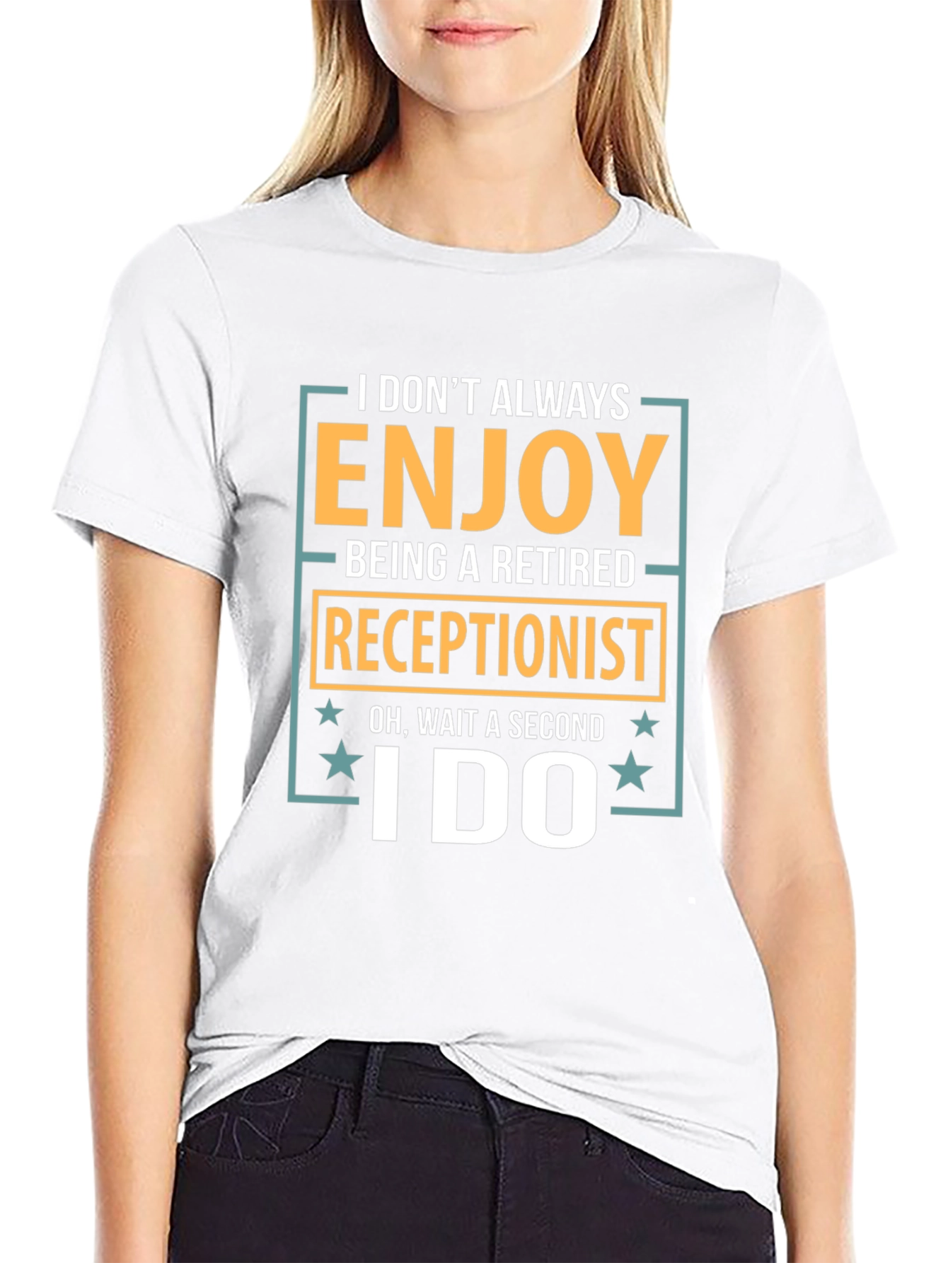 Retired Receptionist Graphic T-Shirt