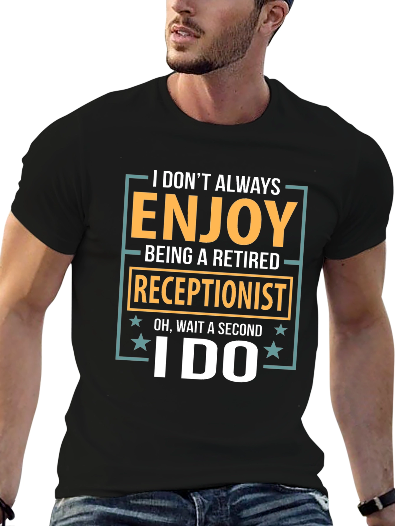 Retired Receptionist Graphic T-Shirt