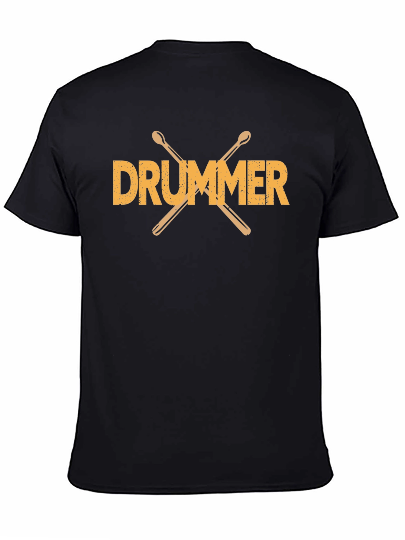 Drummer T-Shirt - Crossed Drumsticks Graphic Tee