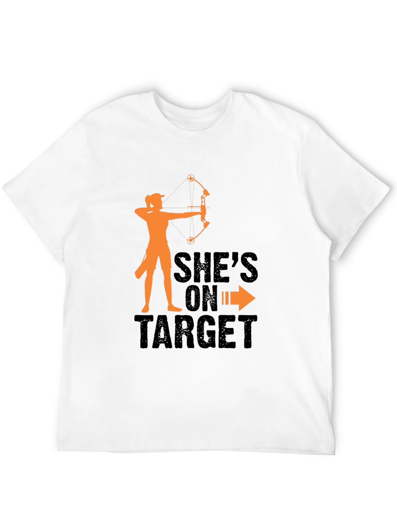 Shes On Target Archery T-Shirt - Black
